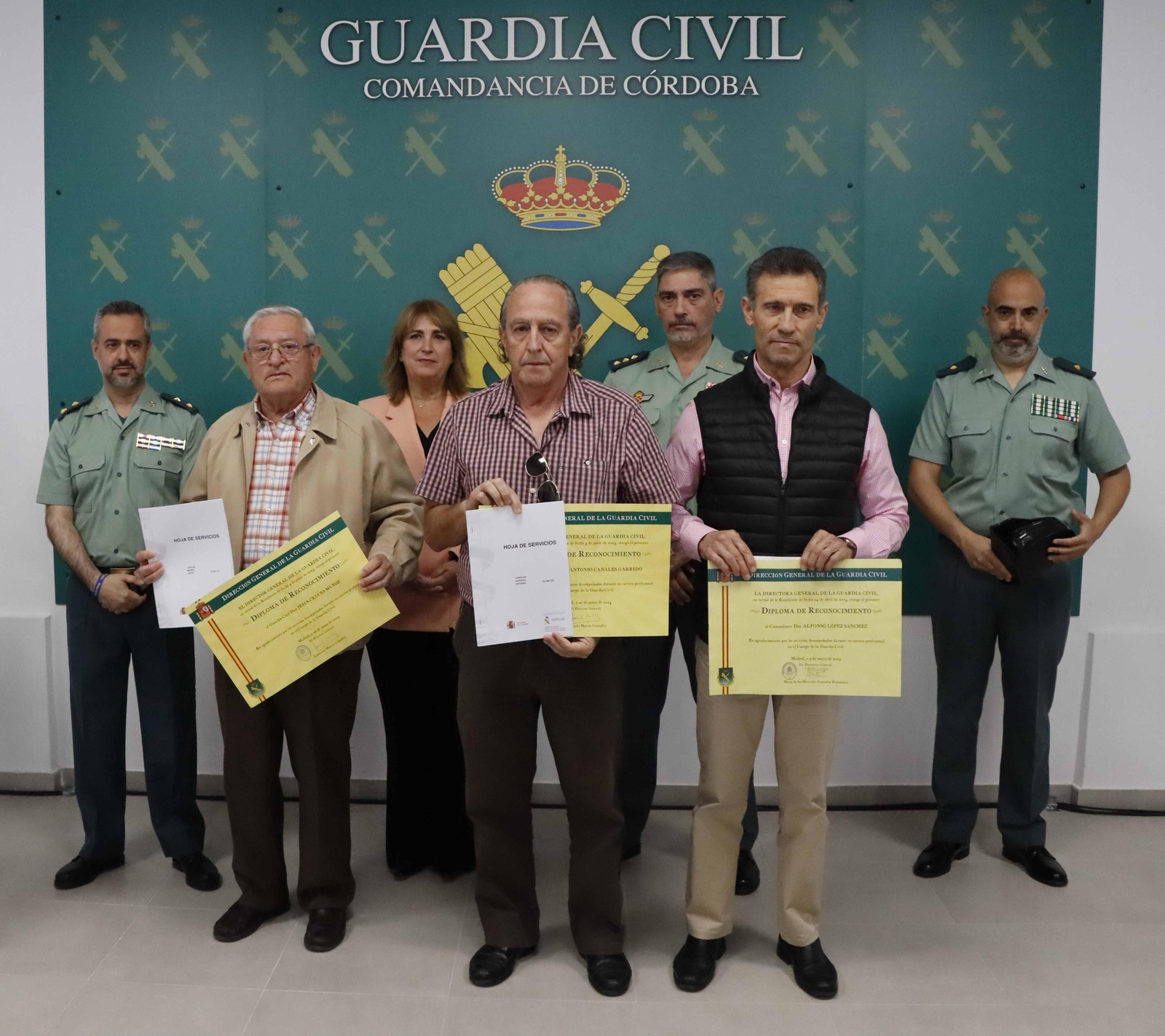 Asistentes al homenaje a los Guardias Civiles Veteranos de Córdoba. Asistentes al homenaje a los Guardias Civiles Veteranos de Córdoba.