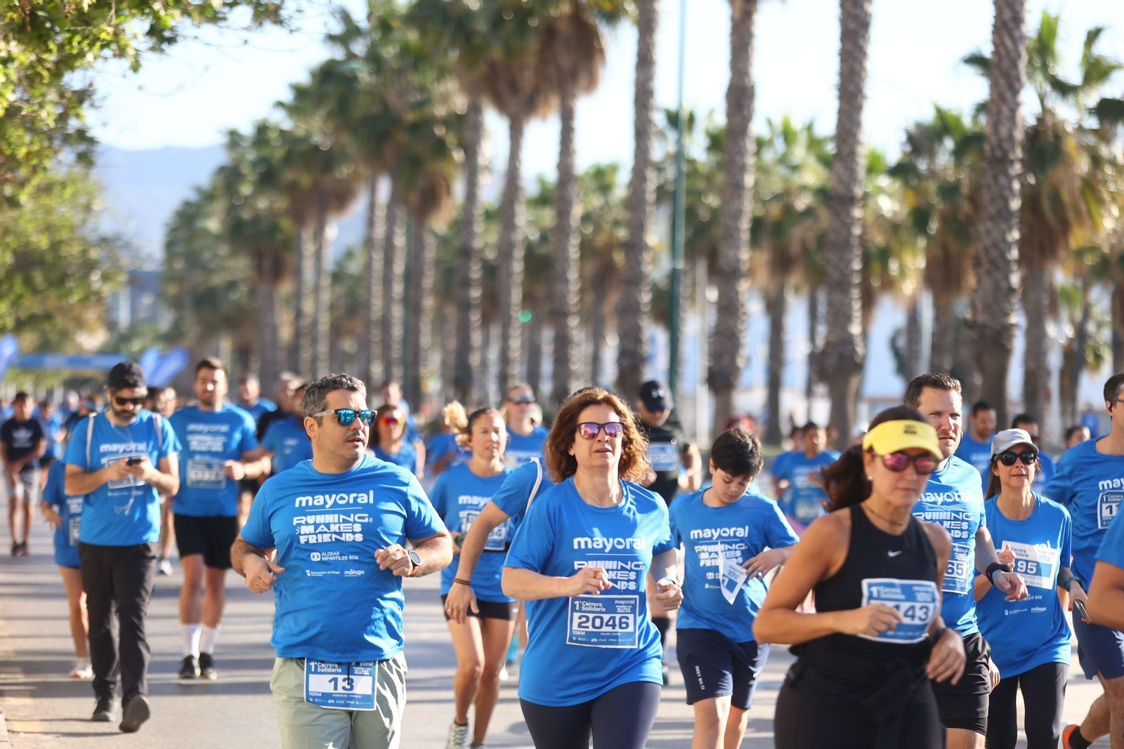 Las mejores fotos de la I Carrera Solidaria Mayoral de Málaga