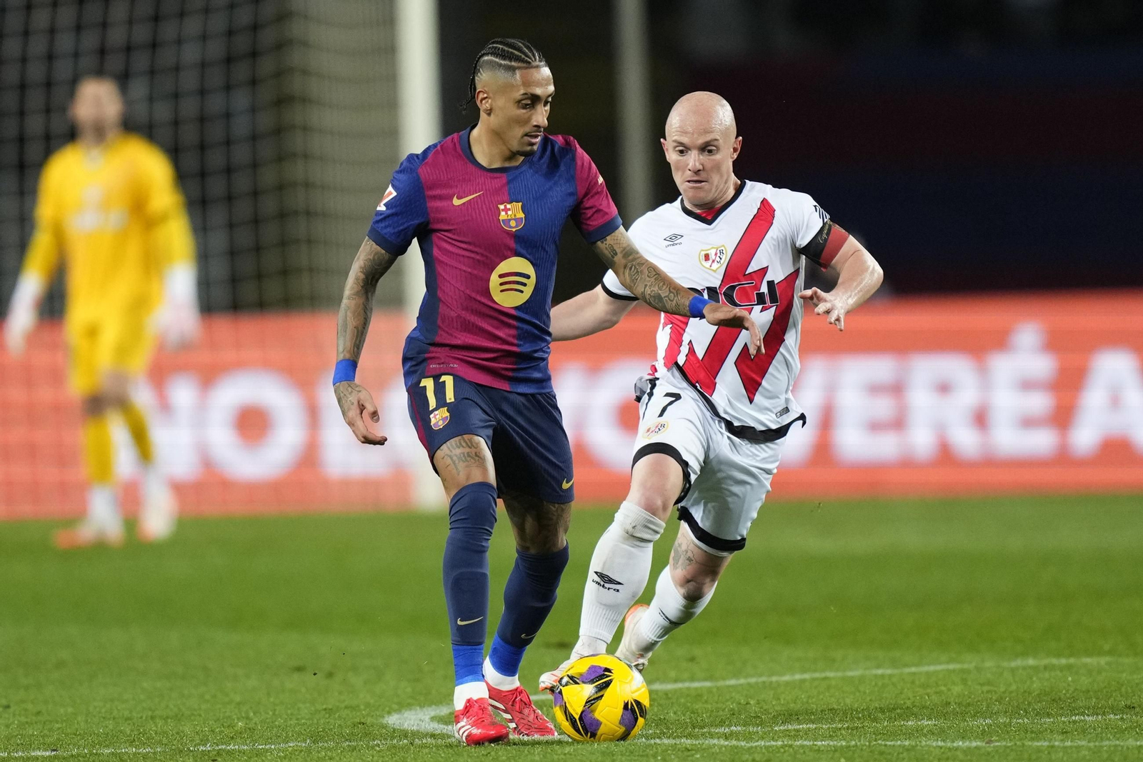 Las fotos del polémico Barcelona - Rayo Vallecano