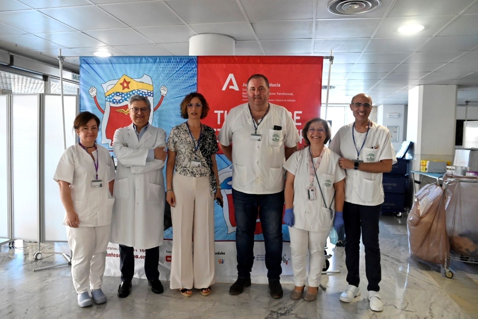 Las imágenes de la colecta de sangre en el Hospital Reina Sofía por la XXII Semana de la Donación