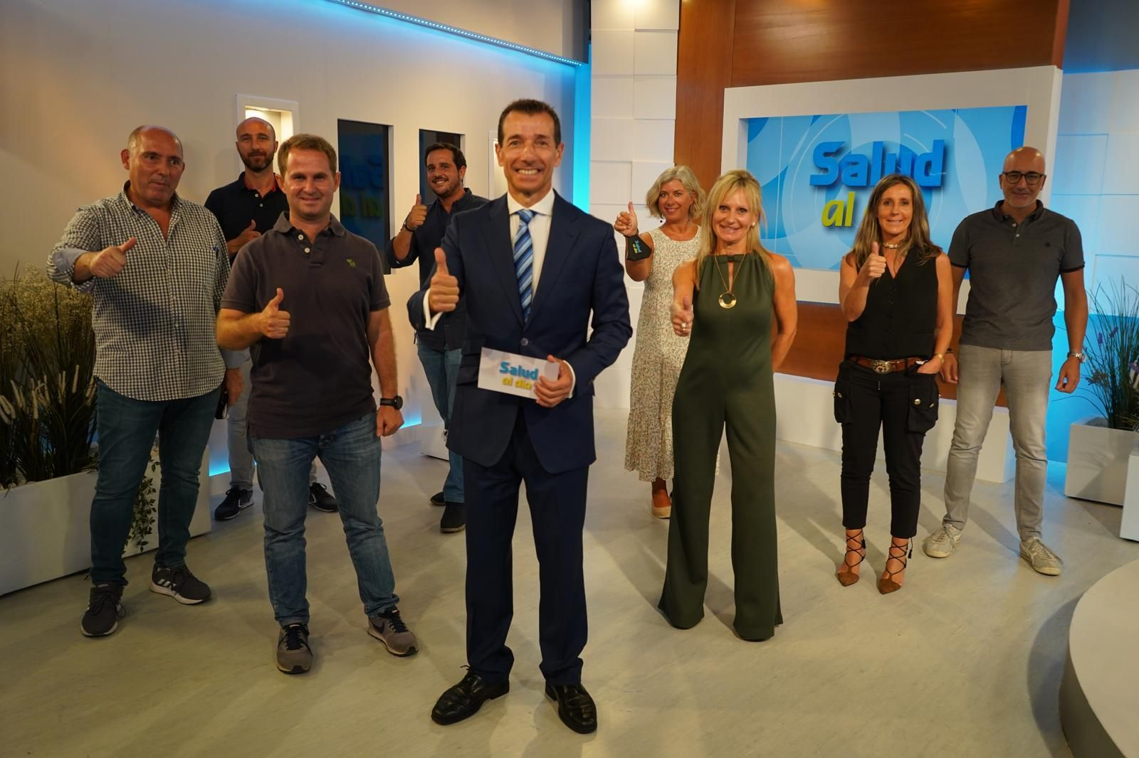Roberto Sánchez Benítez y su equipo de 'Salud al día'