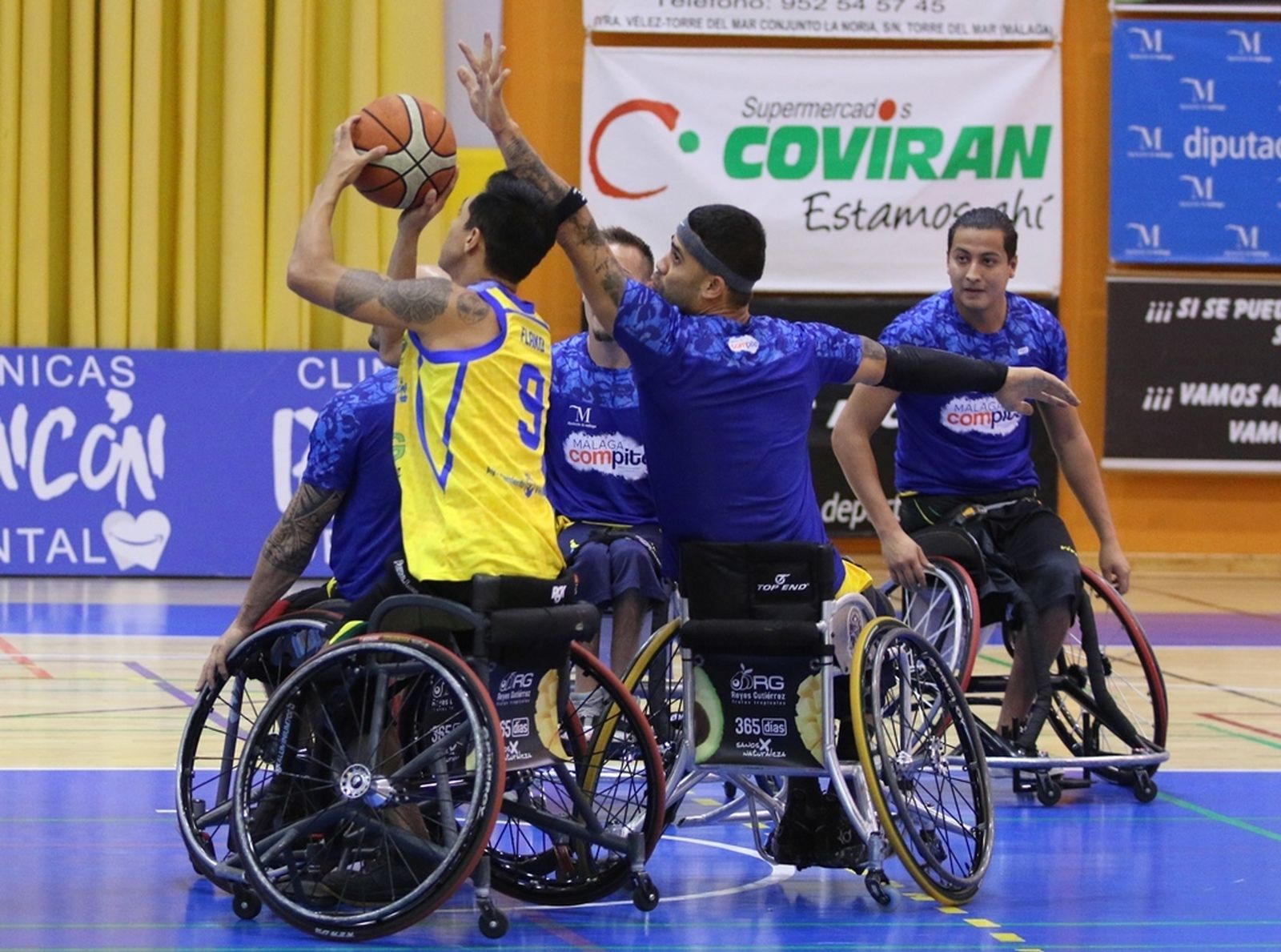 Un lance de uno de los encuentros del Amivel.