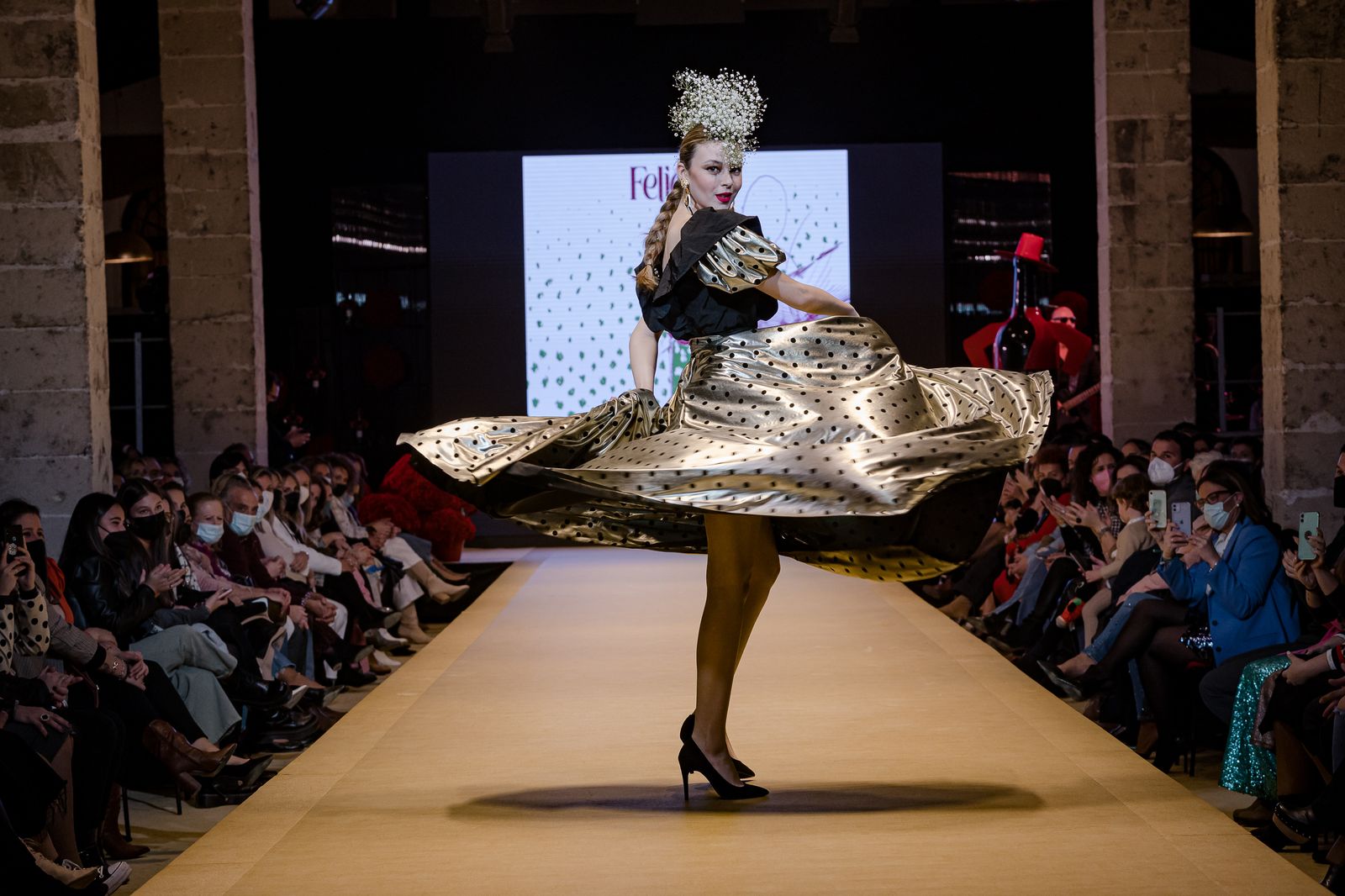 El desfile de Rocío Segovia en la Pasarela Flamenca de Jerez, todas las fotos