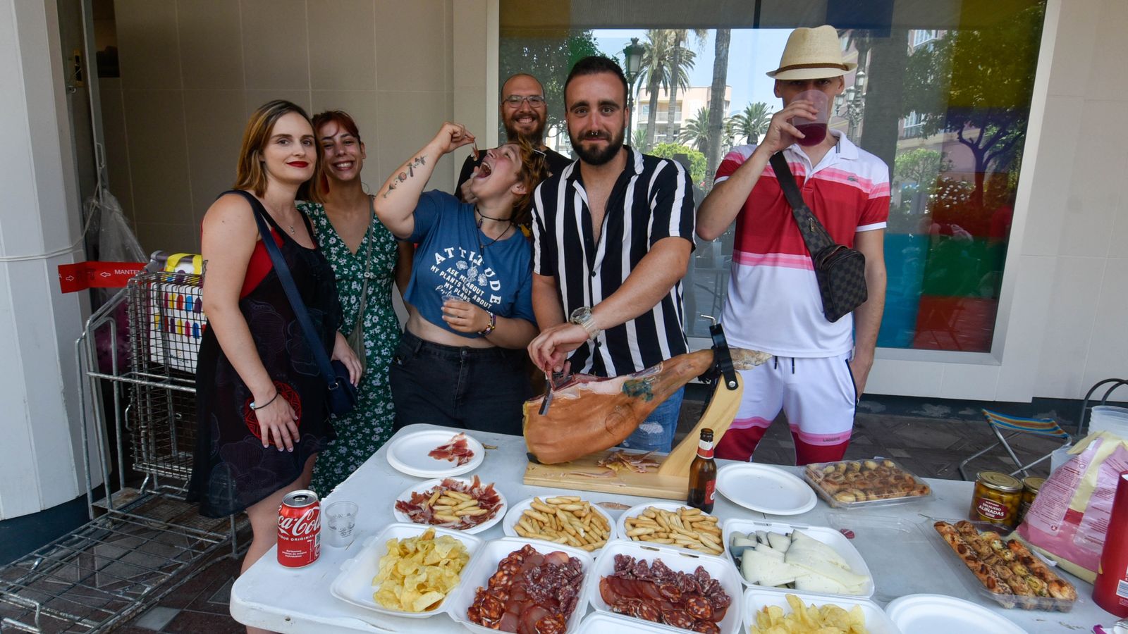 Las fotos del Domingo Rociero en el centro de la Línea