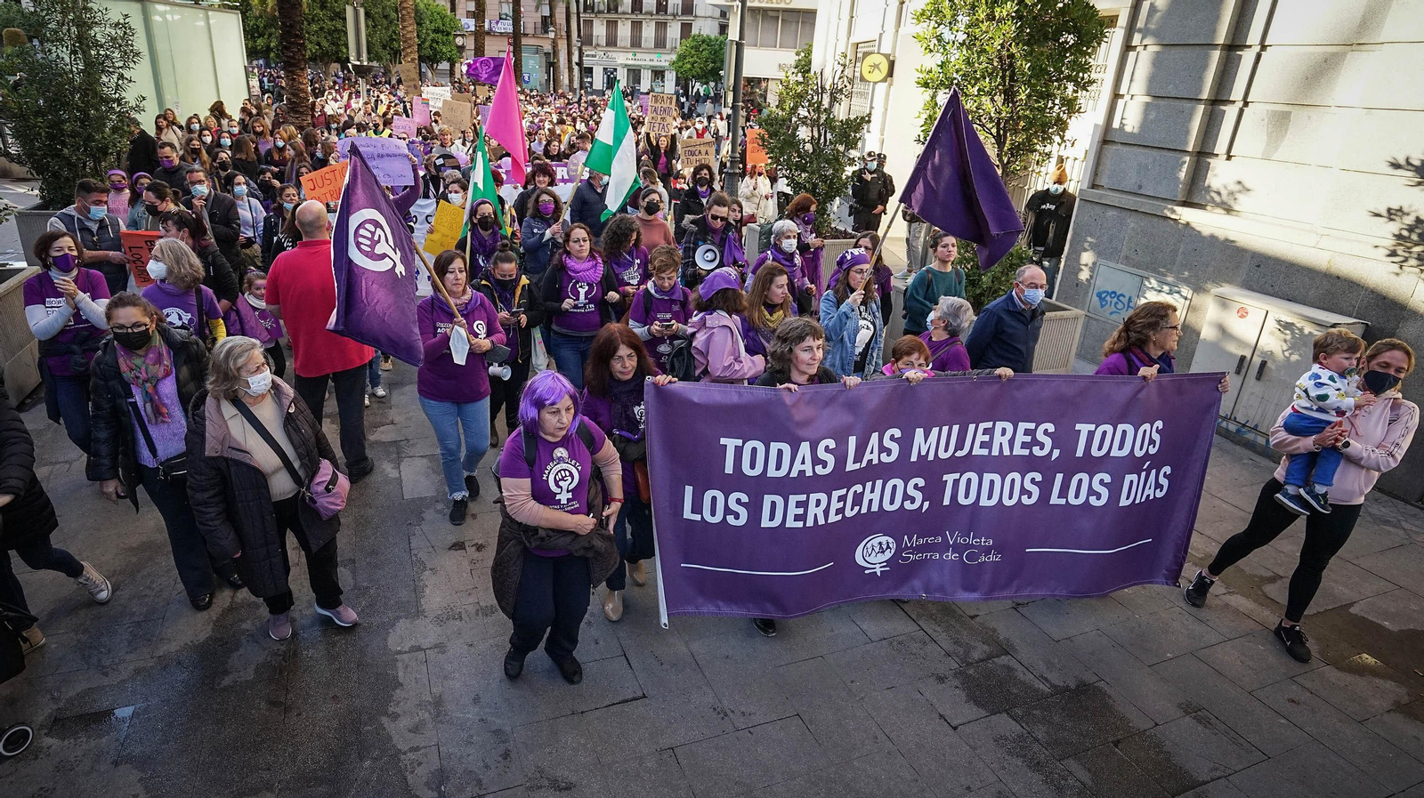 Así se vivió el 8M en Jerez