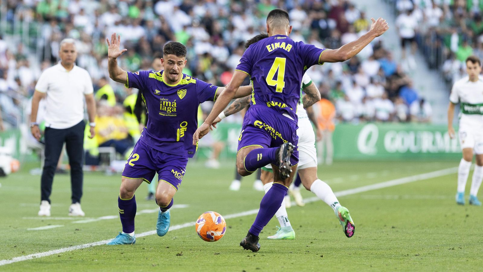 El Elche-Málaga CF, en fotos