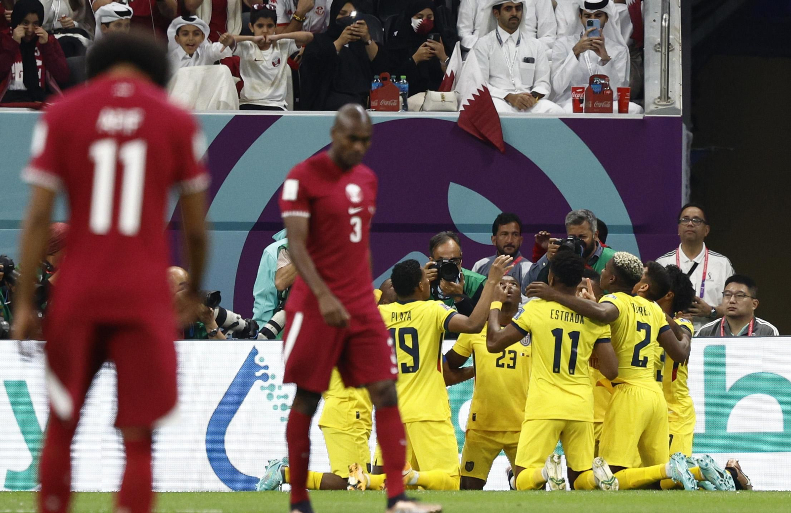 Las imágenes del Qatar - Ecuador, partido inaugural del Mundial 2022