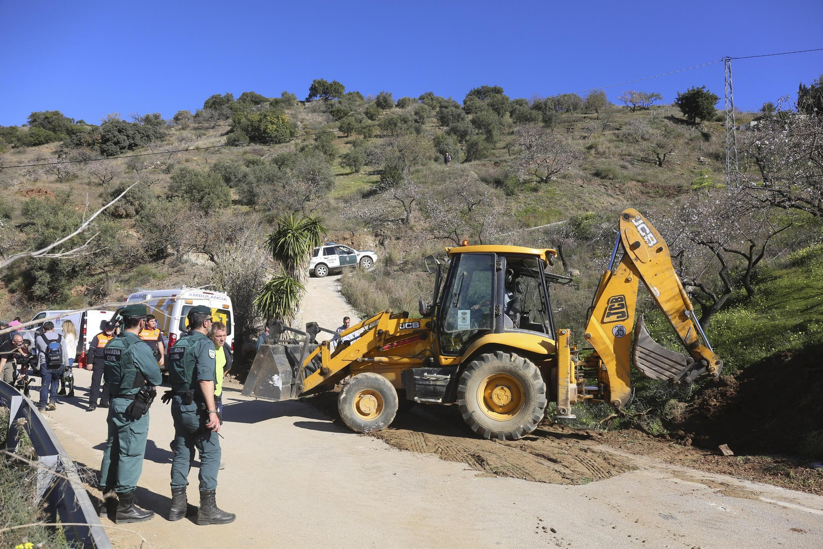 Rescate del pequeño Yulen en Totalán