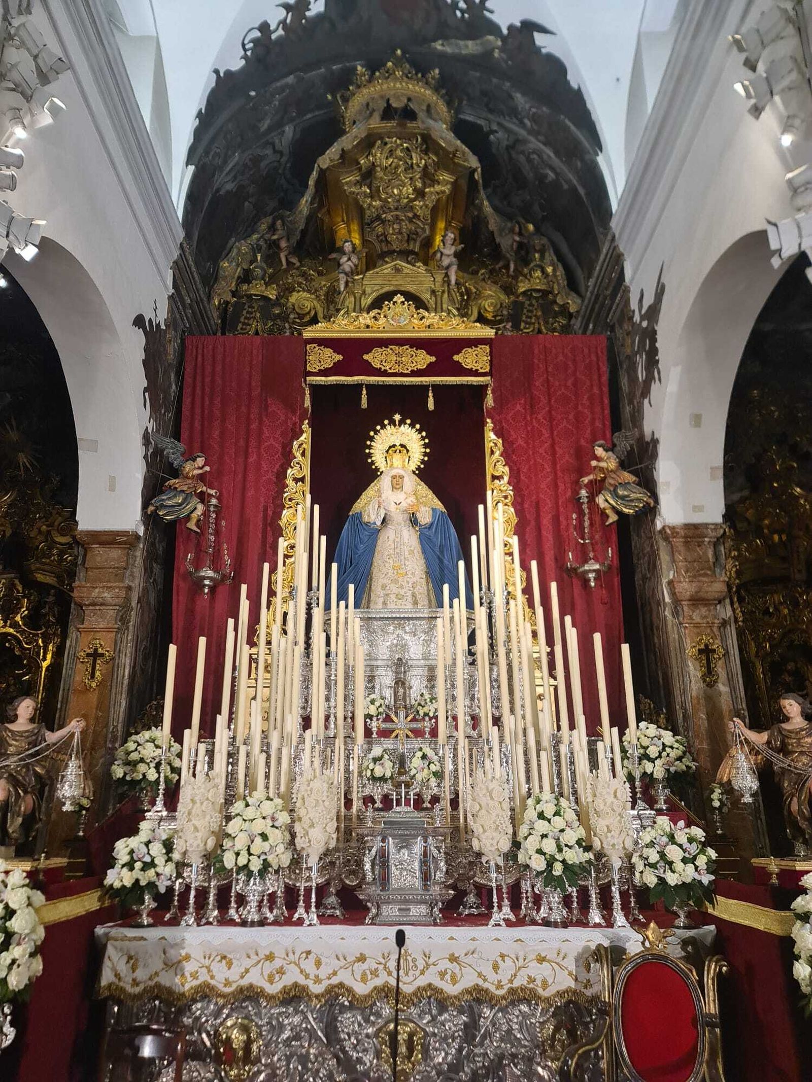 Altar de triduo de la Candelaria
