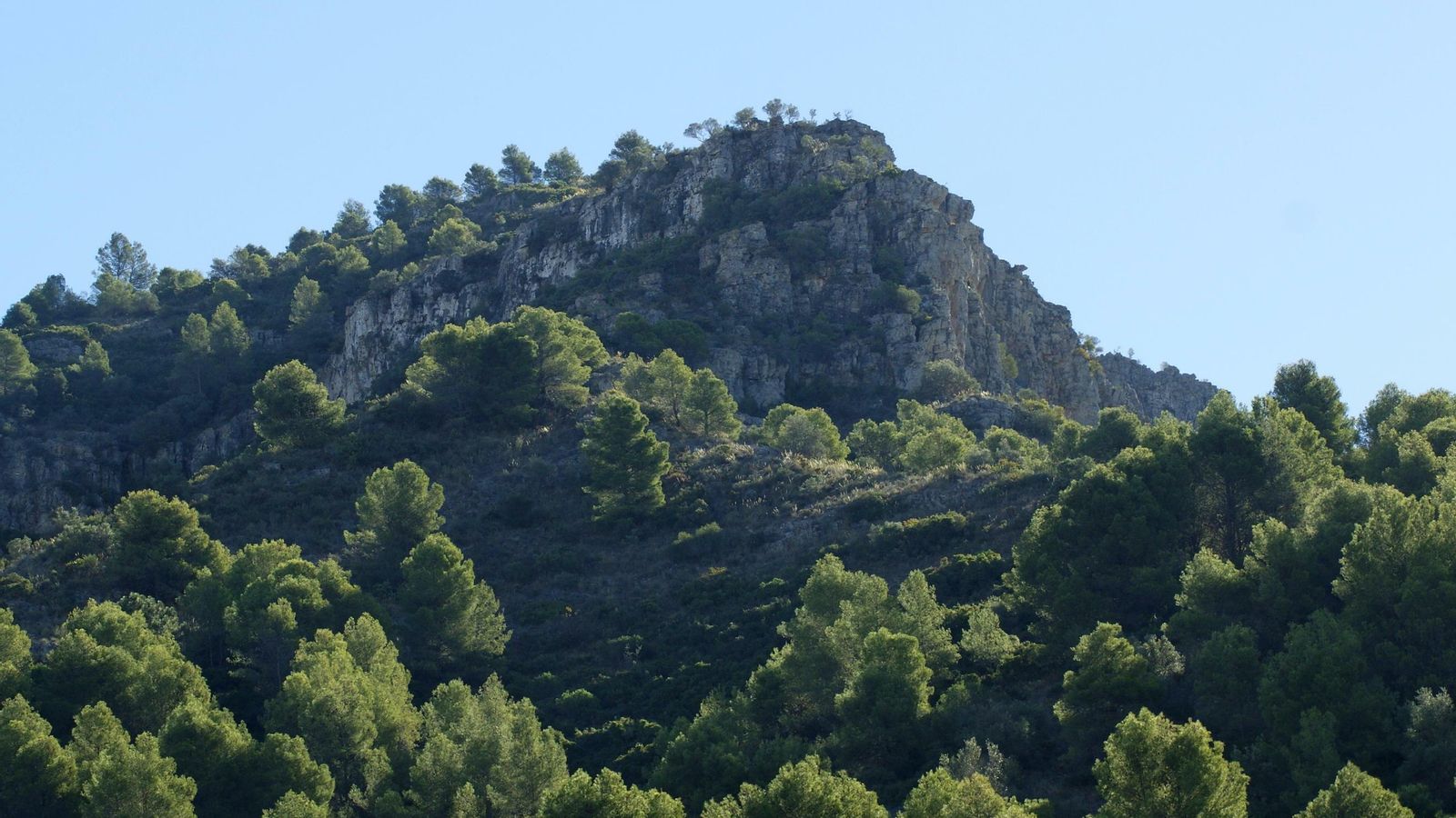 La cima del Monte Jabalcuza