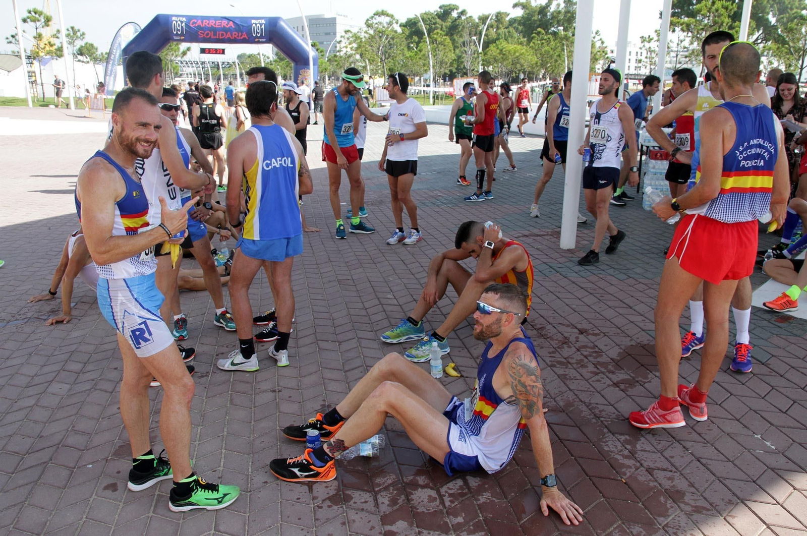 Imágenes de la Carrera Solidaria Ruta 091 organizada por la Policía Nacional