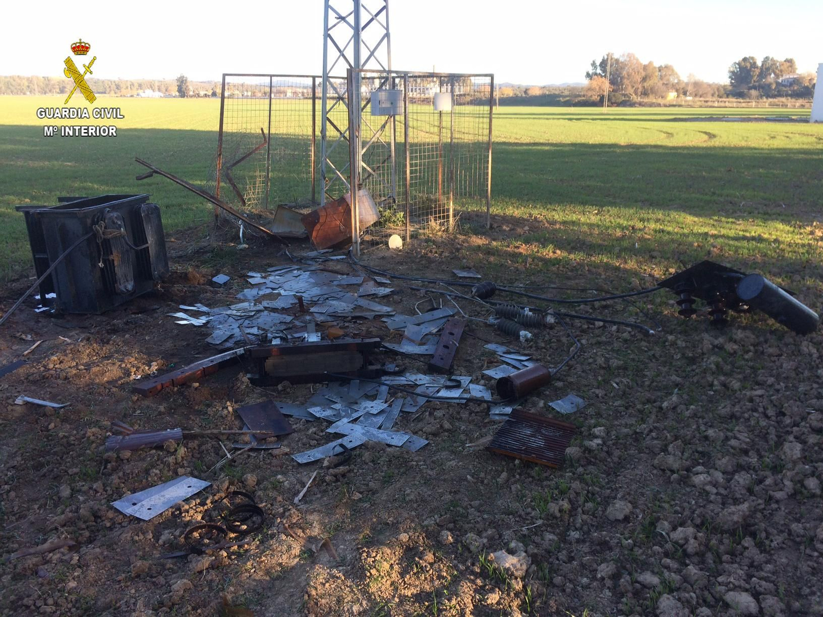 Una de las instalaciones que sufrió un robo.