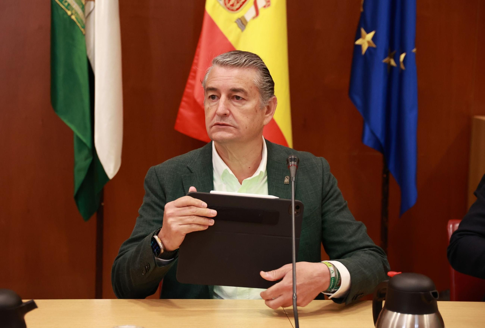 El consejero de la Presidencia, Interior, Diálogo Social y Simplificación Administrativa, Antonio Sanz.