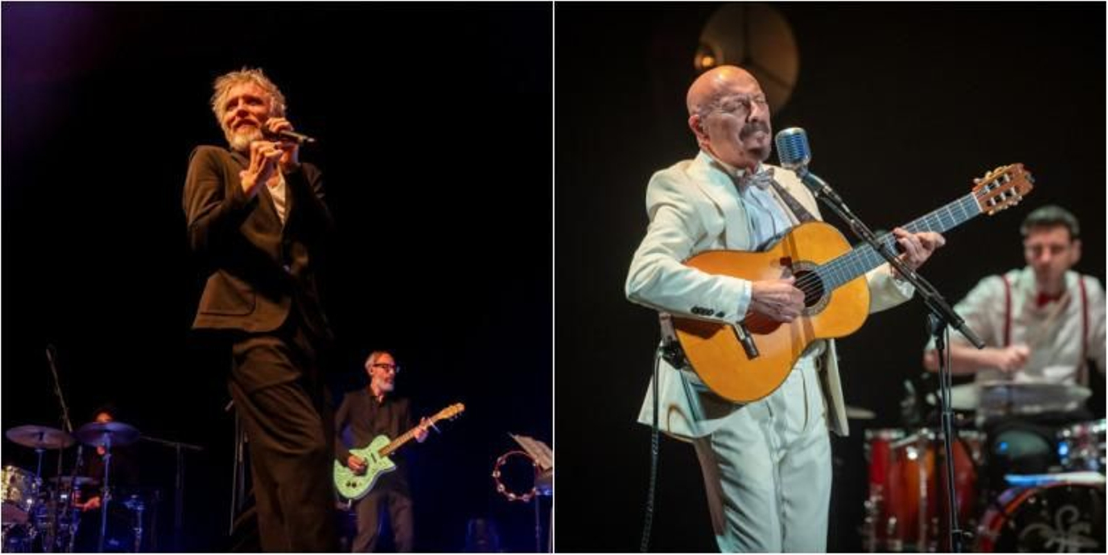 El grupo Elefantes y Javier Ruibal, que este fin de semana actuarán en el Teatro de las Cortes de San Fernando