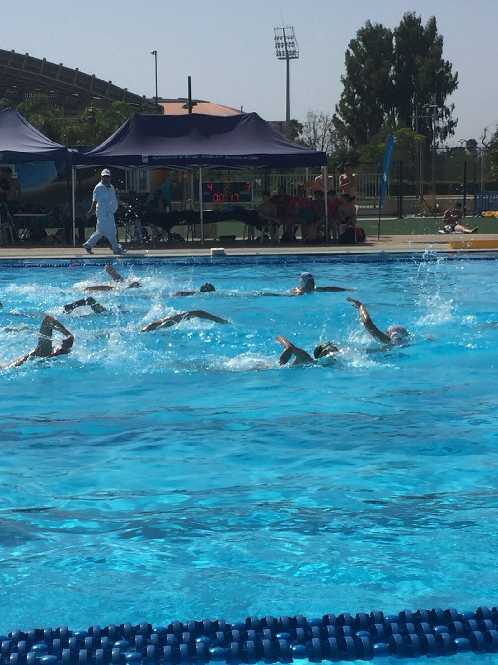 Jugadoras, durante el Campeonato de España.