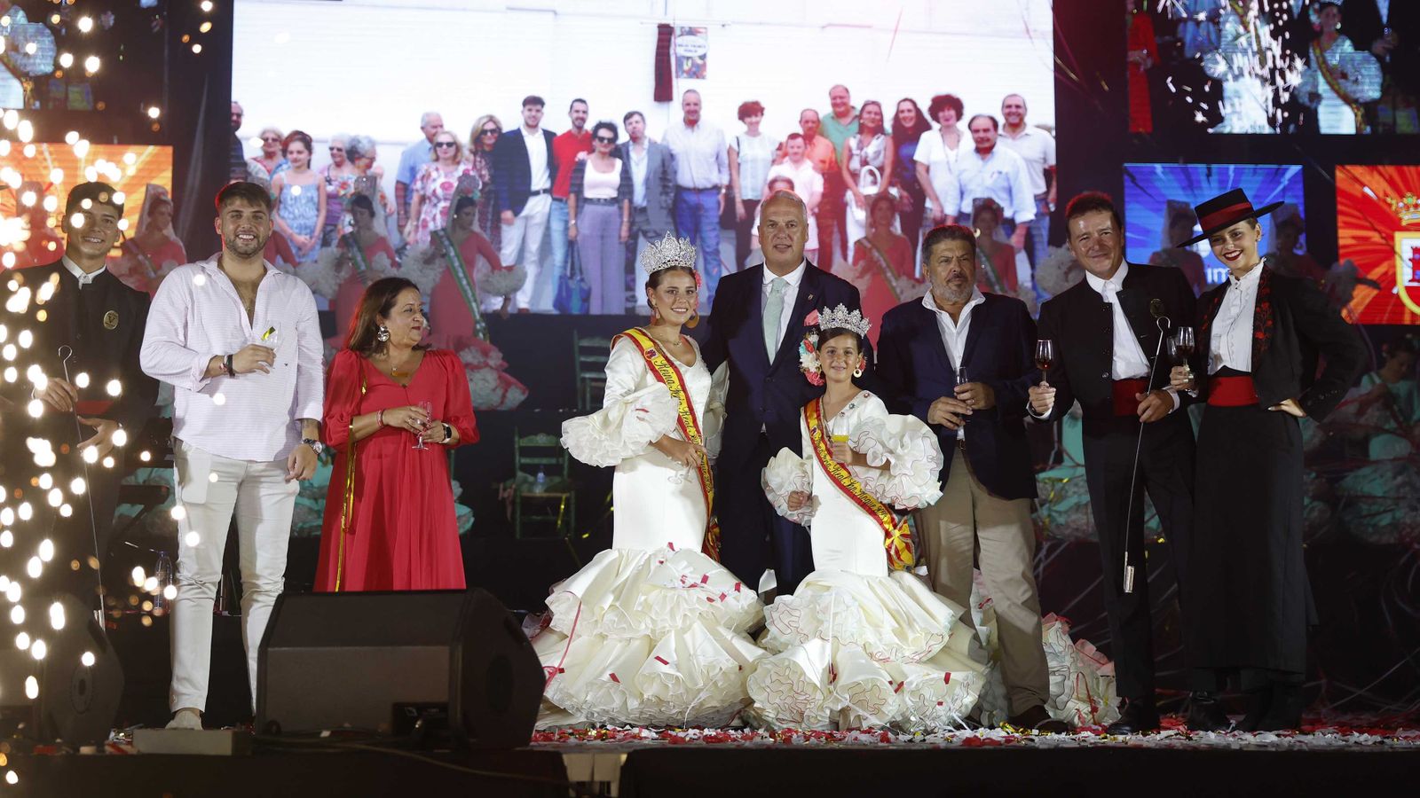 Las fotos del acto de coronación de la feria de San Roque 2023