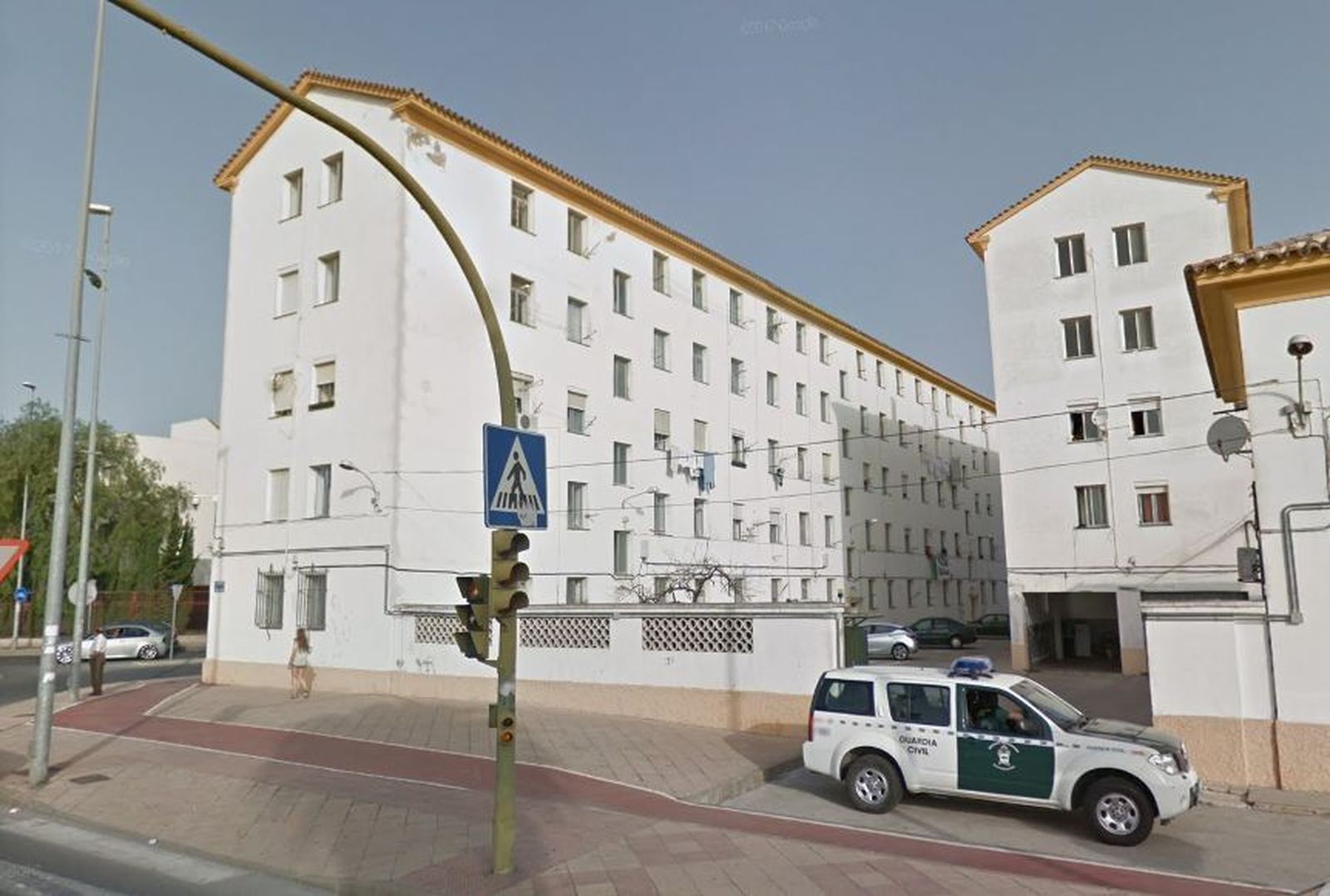 Una imagen de la casa cuartel de la Guardia Civil, situada junto a la antigua Nacional IV.