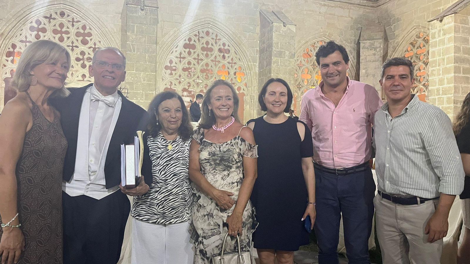 Una imagen de los representantes institucionales.