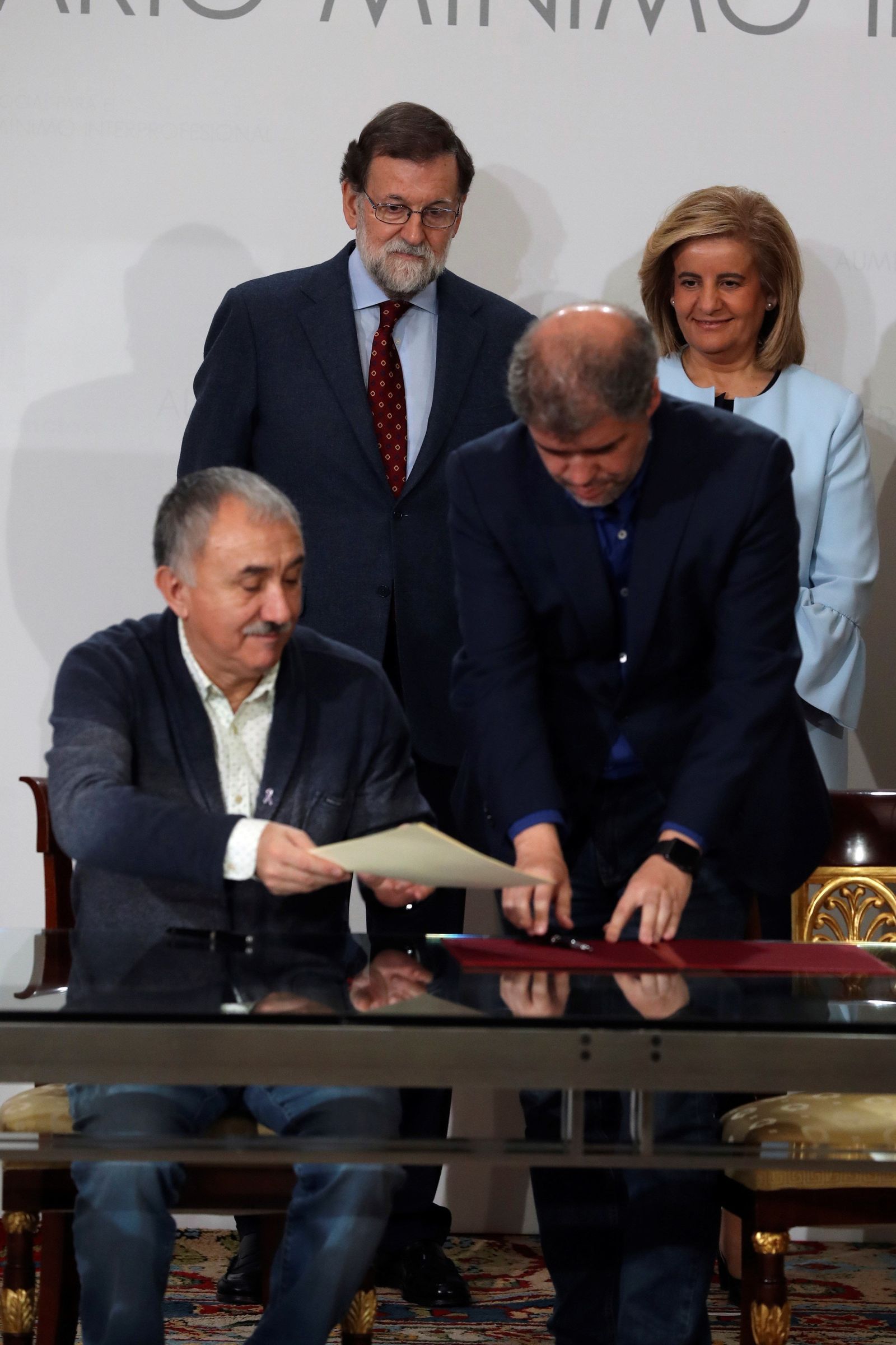 La firma del Salario Mínimo en imágenes