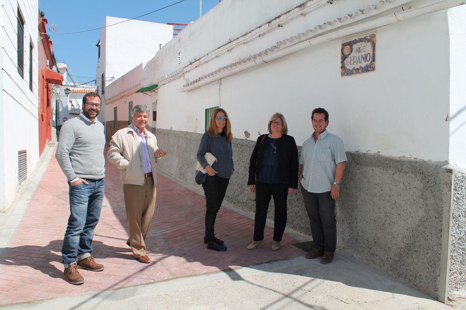 Finalizan las mejoras en la calle Geranio