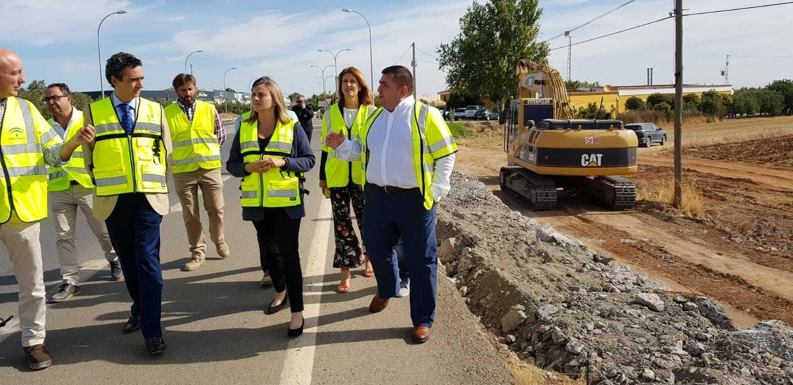 Visita a las obras de carreteras afectadas por el temporal de 2018. Visita a las obras de carreteras afectadas por el temporal de 2018.