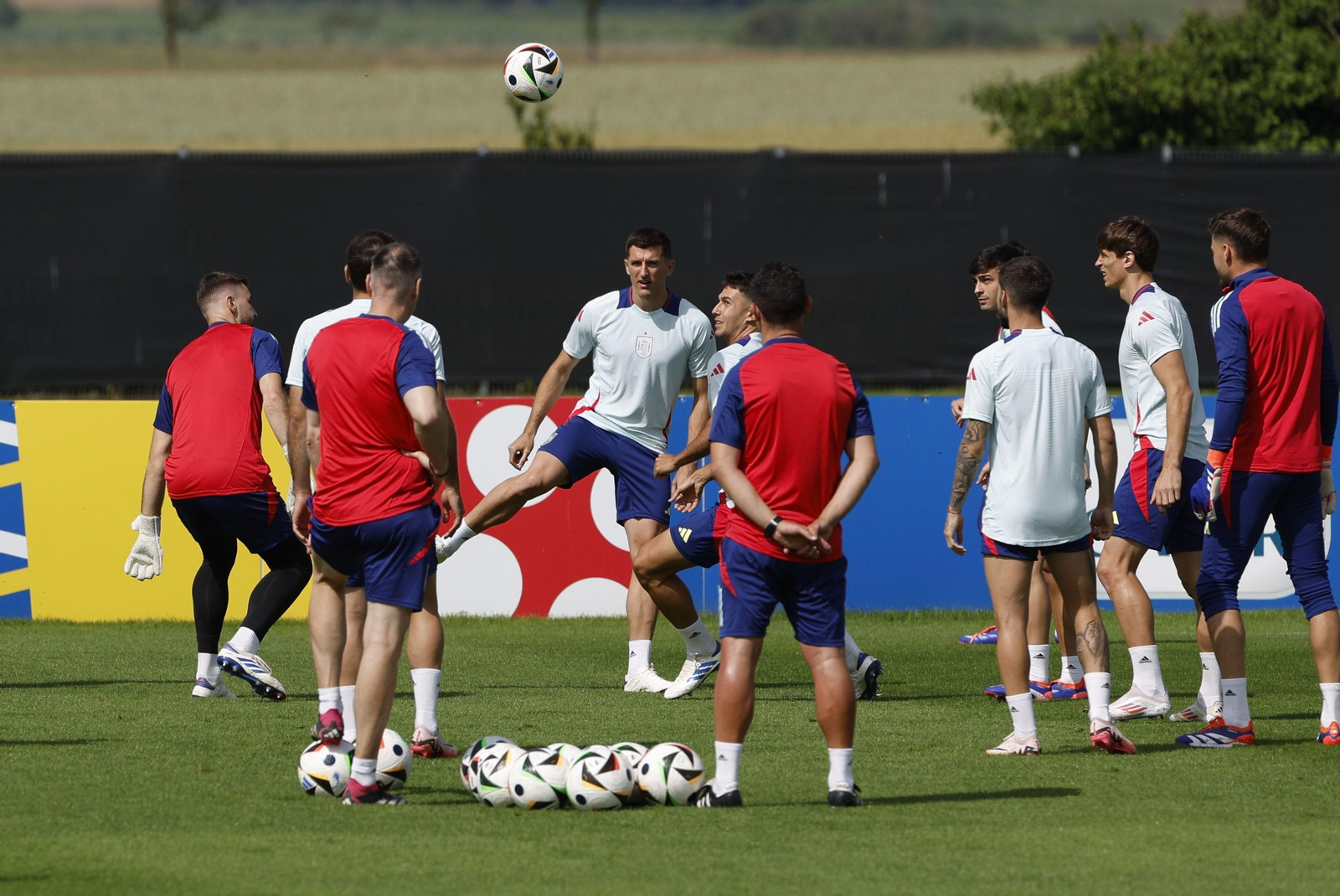 Las fotos de la selección española antes del partido contra Georgia