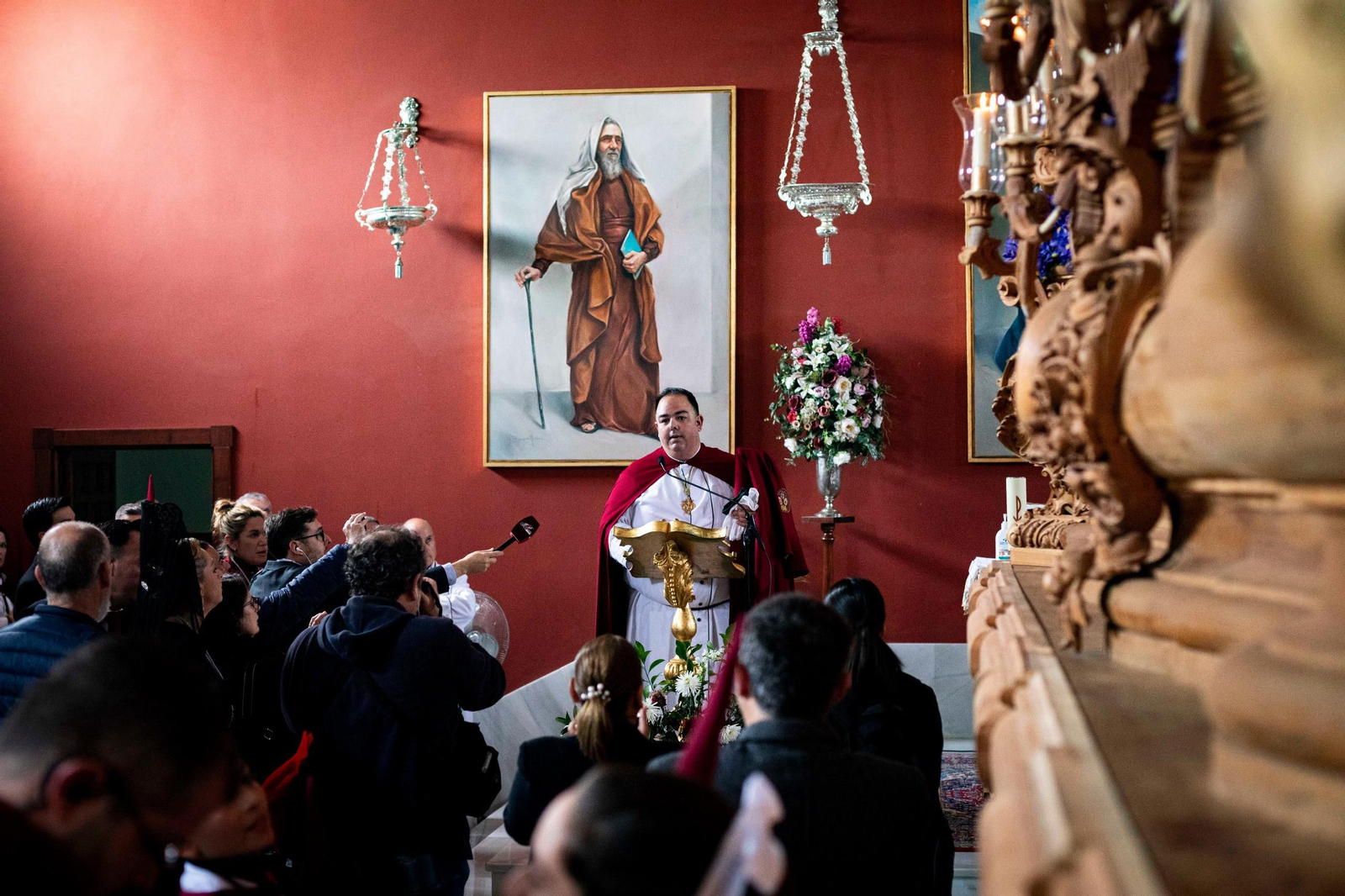 Las imágenes de la hermandad de Tres Caídas en la Semana Santa de San Fernando 2024