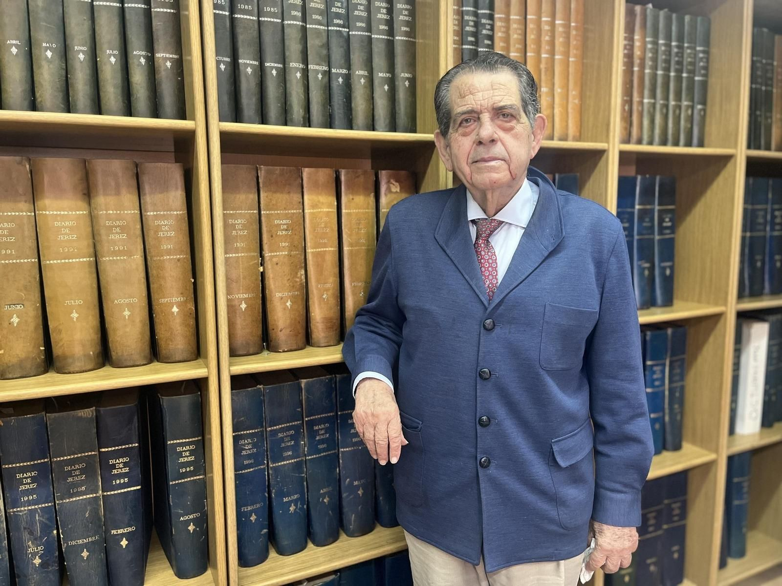 Jerónimo Roldán, en la hemeroteca de Diario de Jerez.