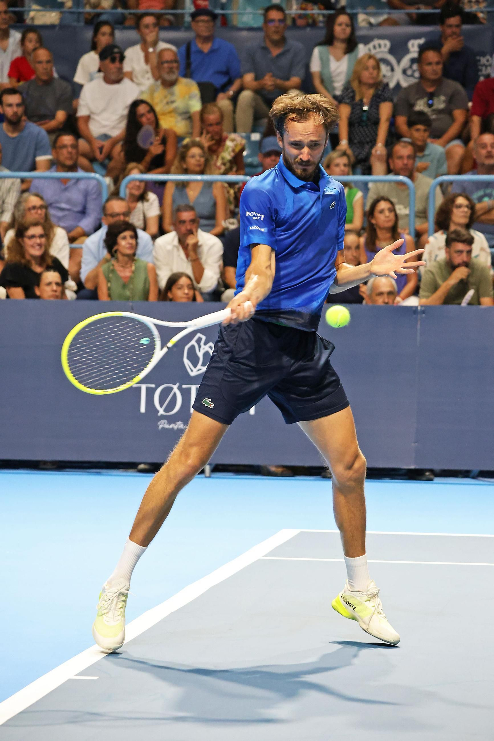 Imágenes de la final masculina de la Copa del Rey de tenis entre Daniil Medvedev y Alejandro Davidovich