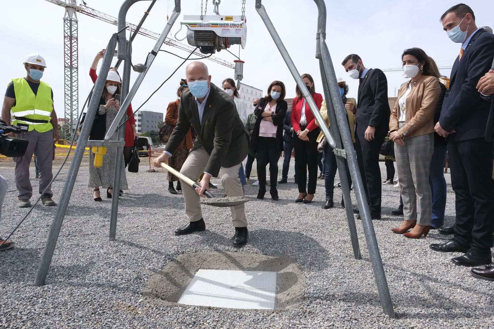Fotogalería colocación primera piedra Conservatorio Profesional de Danza 'Kina Jiménez' de Almería