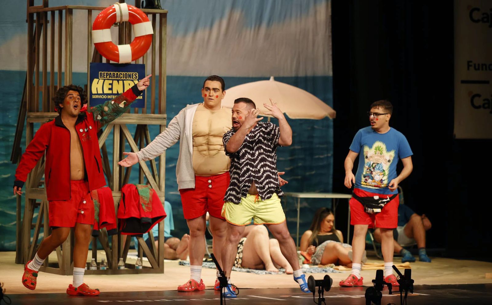 Cuarteto 'Los vigilantes de la Laja'.