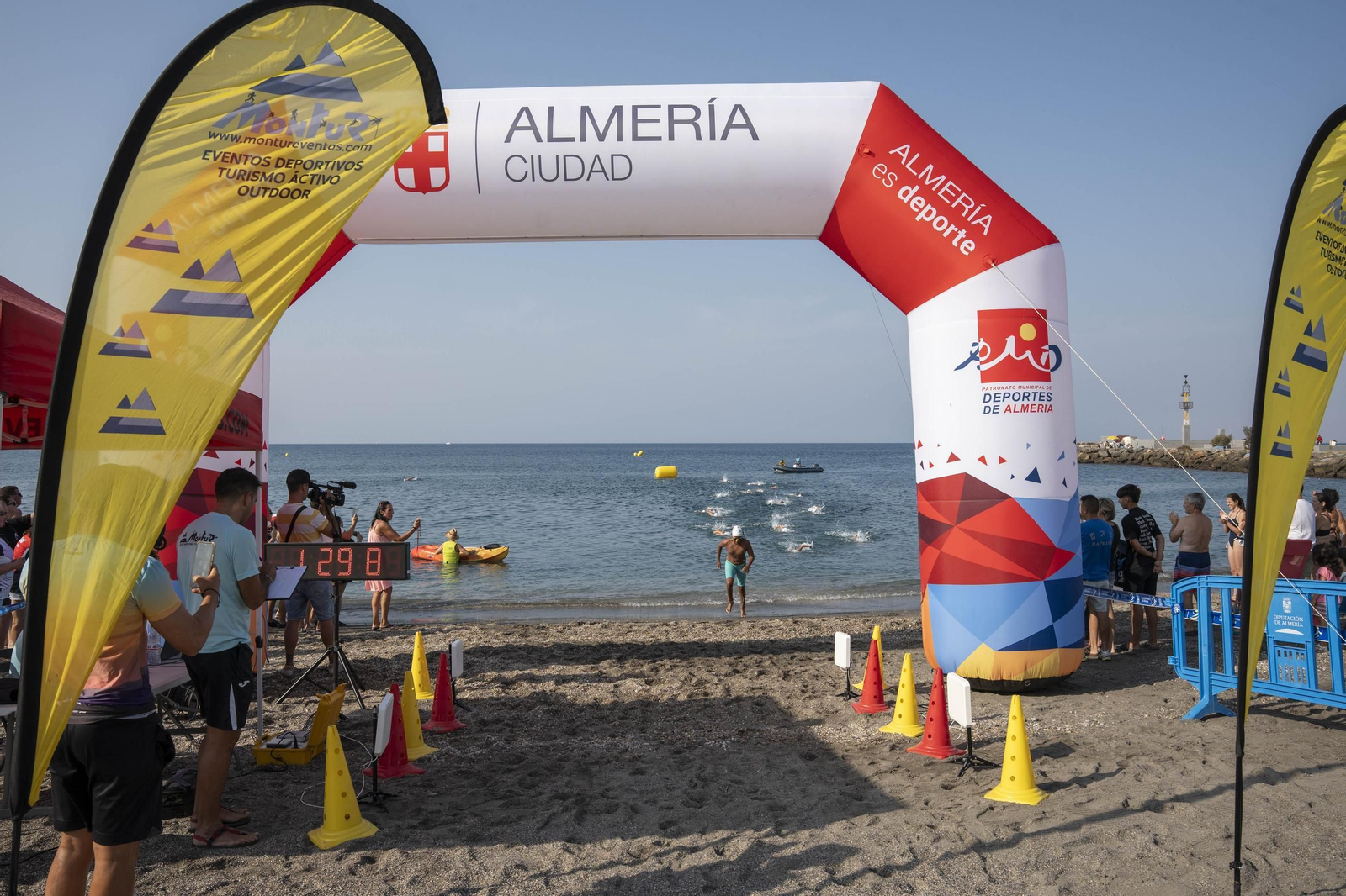 Travesía a nado Carlos Tejada de Almería