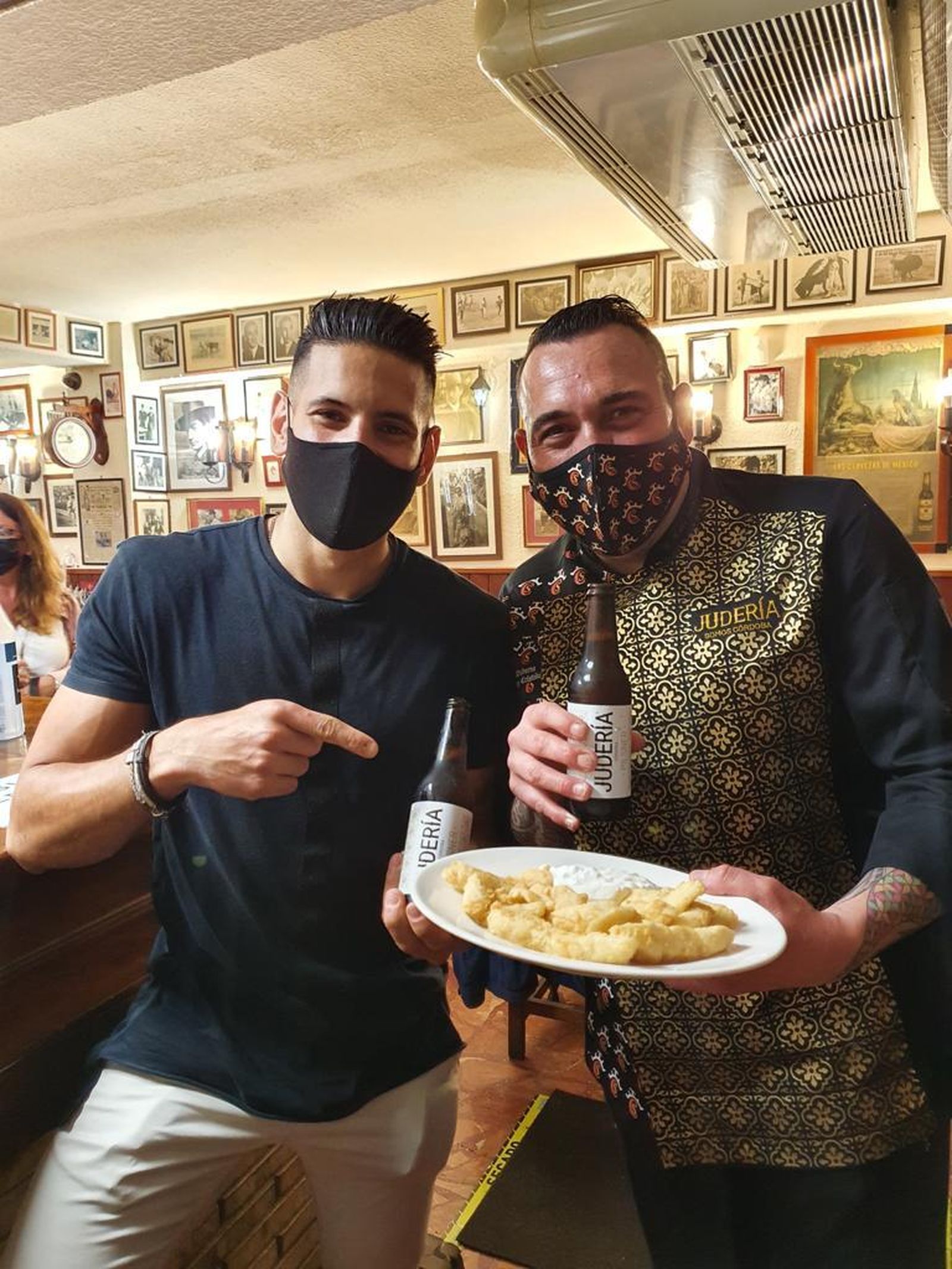 José David Lanza y José Luis Salcedo, chef de Taberna San Cristóbal