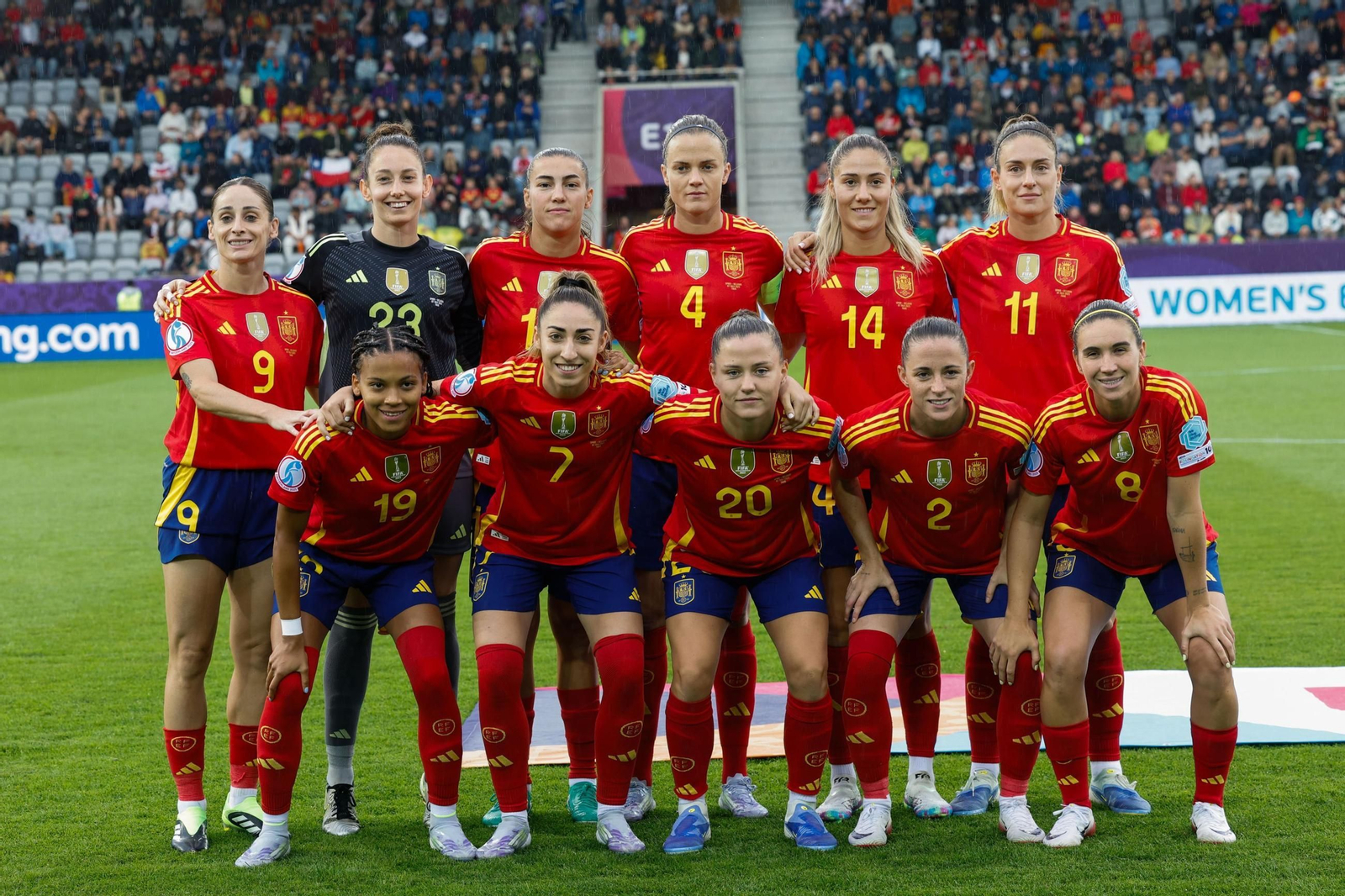 Las fotos de la goleada de España sobre Bélgica en la Eurocopa femenina