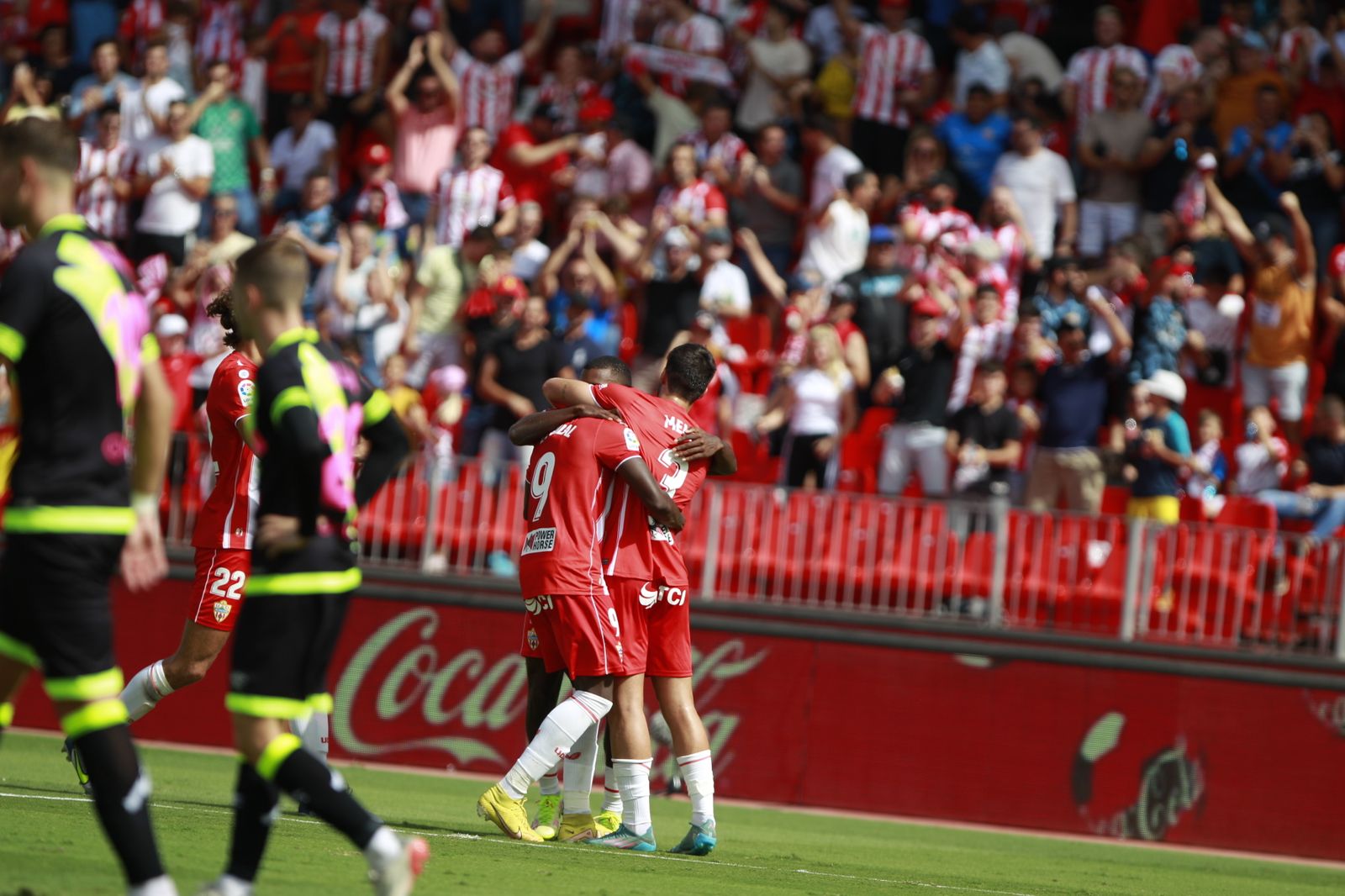 Imágenes de la U.D. Almería-Rayo Vallecano