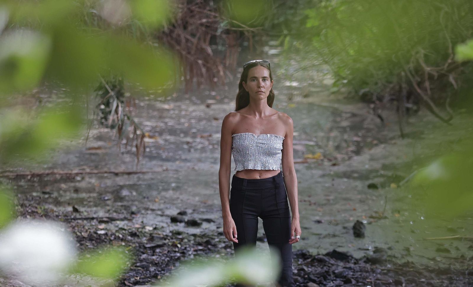 Fotos de Brisa Fenoy en la zona de Getares en Algeciras