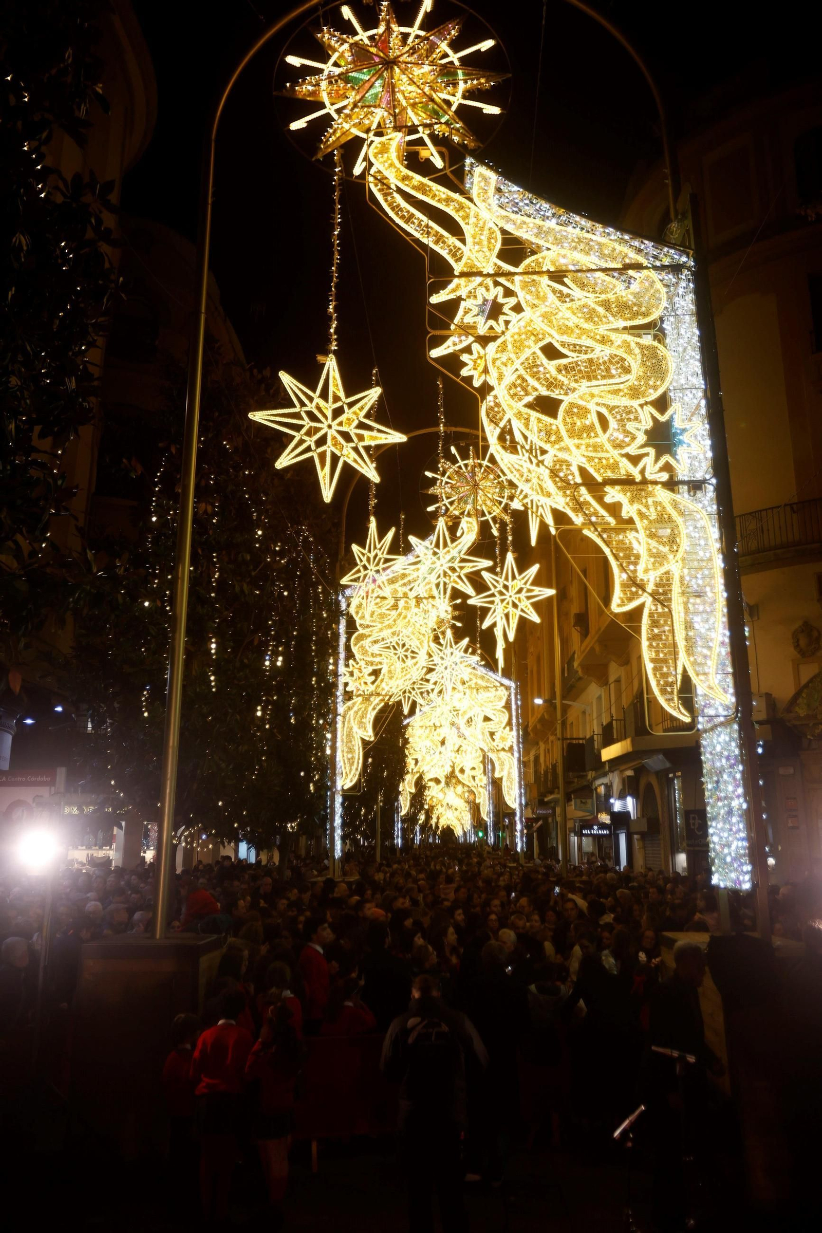 Así ha sido el espectácular encendido de las luces de Navidad de Córdoba