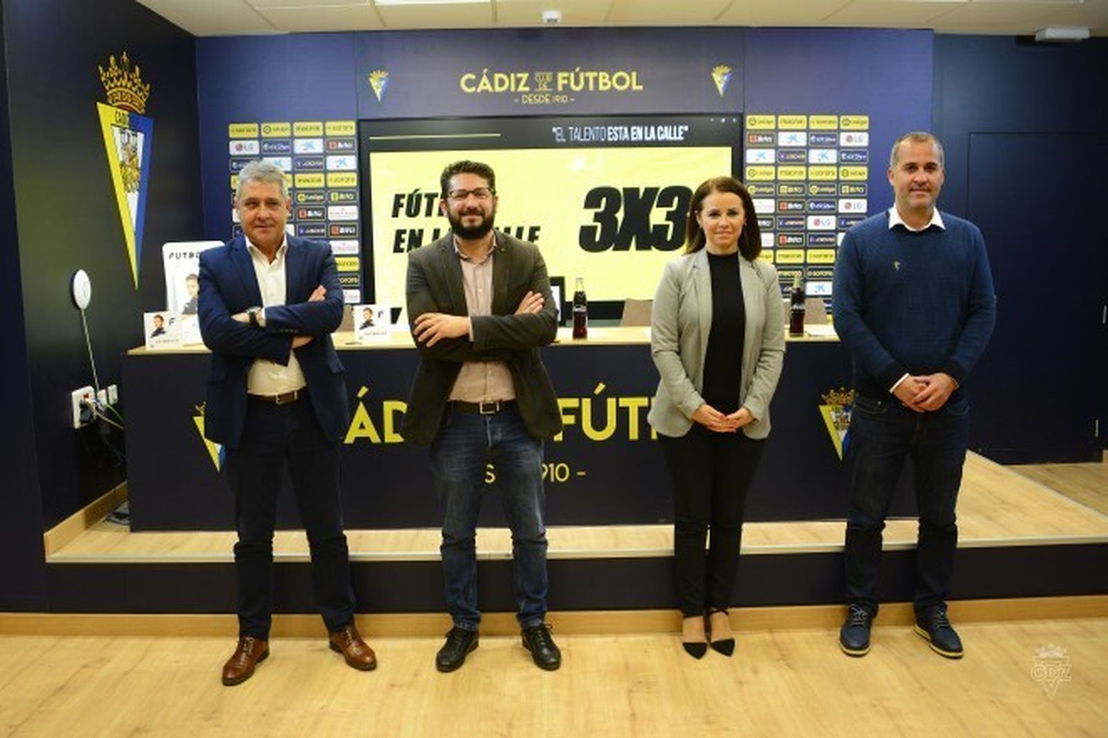 Acto de presentación de la iniciativa 'Fútbol en la calle'