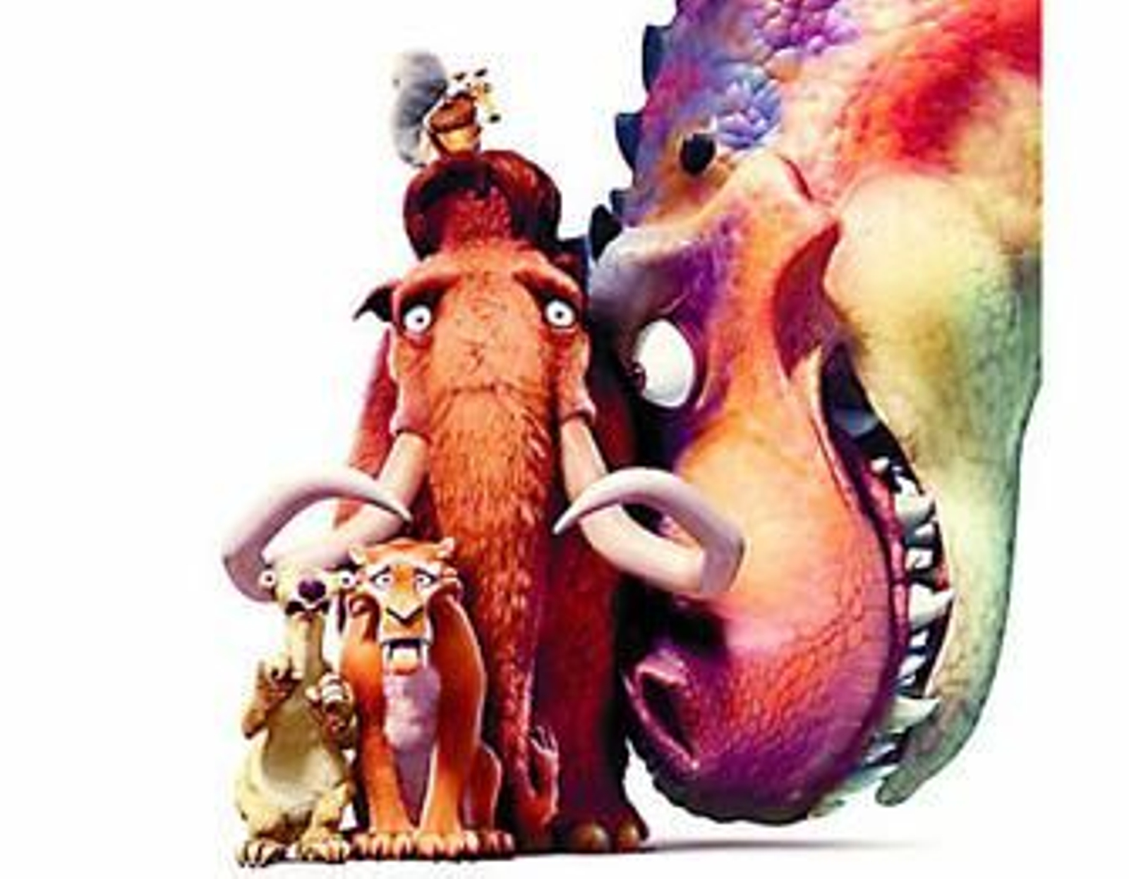 La pandilla animada de 'Ice Age 3' viaja al mundo de los dinosaurios