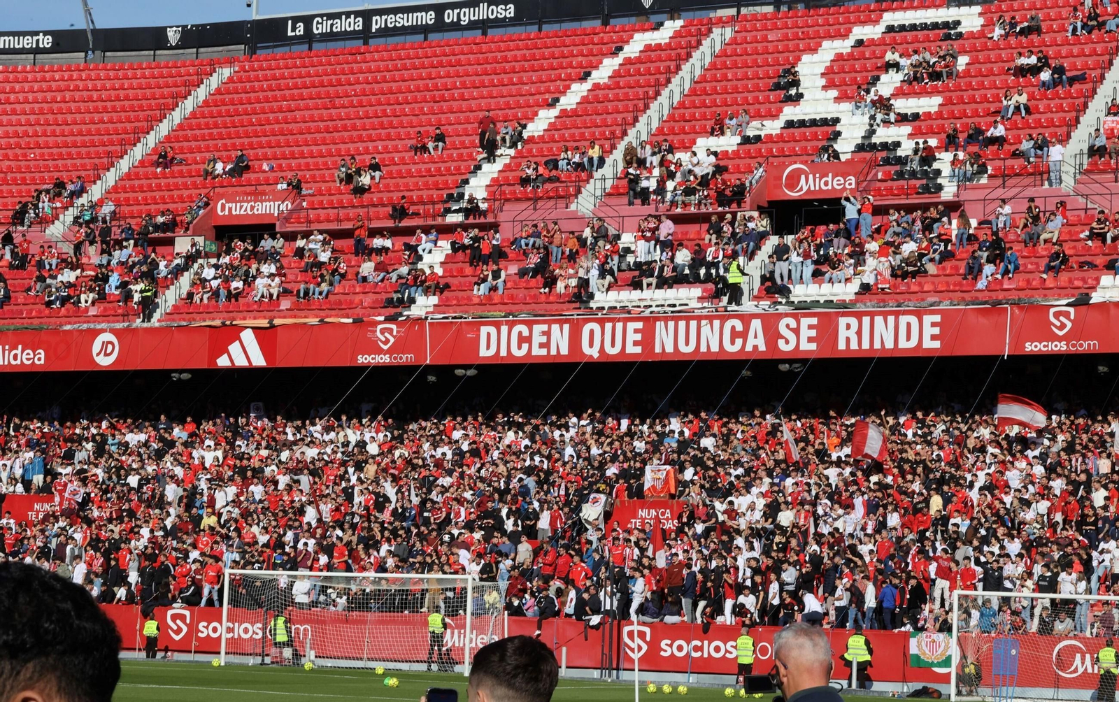 Las fotos de la previa del derbi Sevilla-Betis