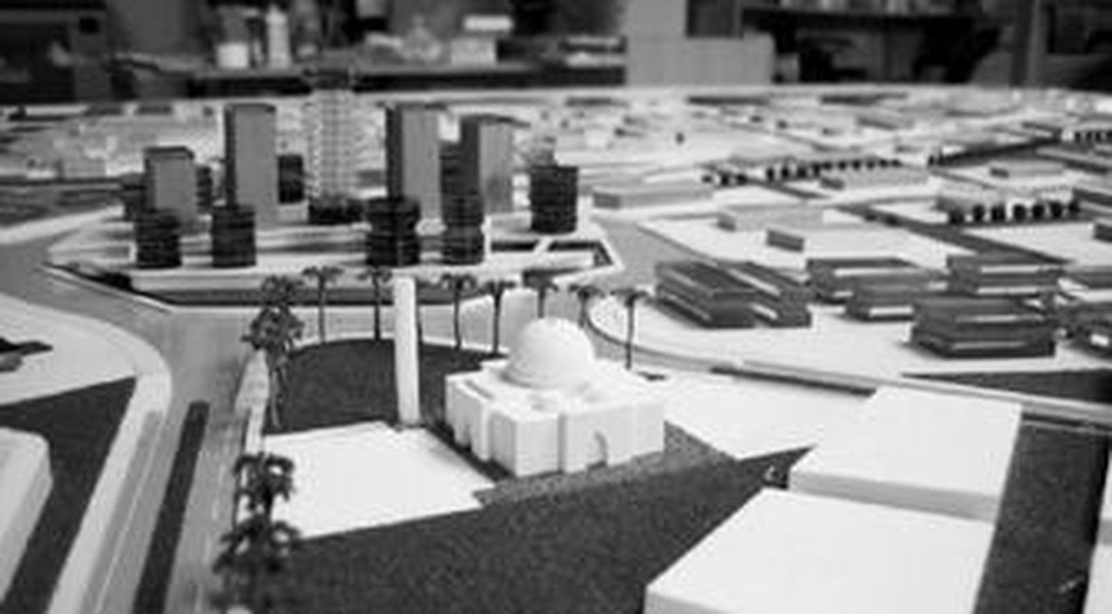 Maqueta de lo que será el futuro Parque de Casablanca, en la región marroquí de Settat.