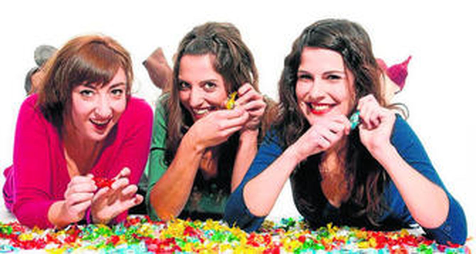 Carmen Baquero, Virginia Muñoz y Noemí Ruiz son Caramala: a ver quién les dice que no.