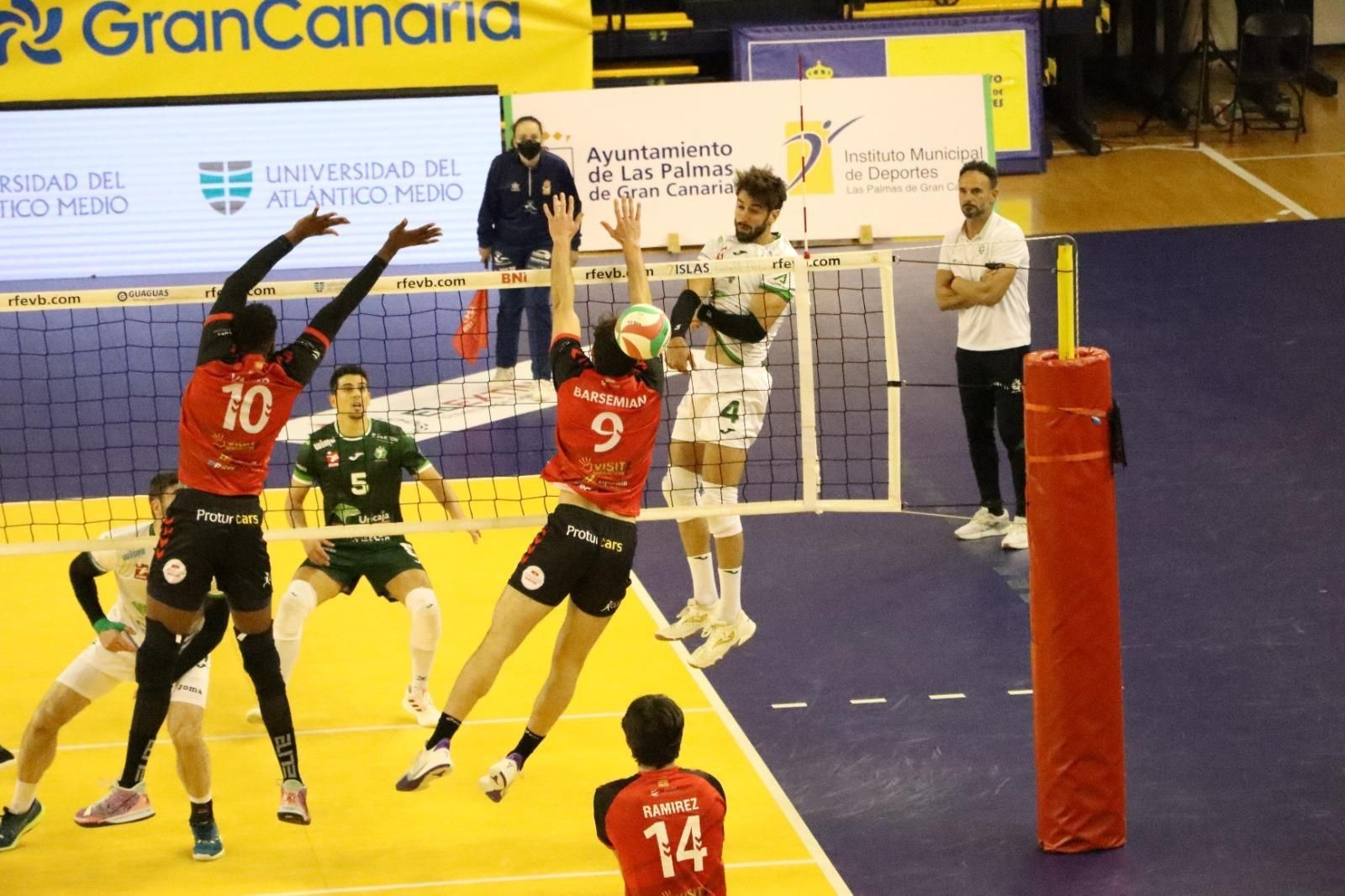 Ataque del Unicaja en el partido de semifinales.