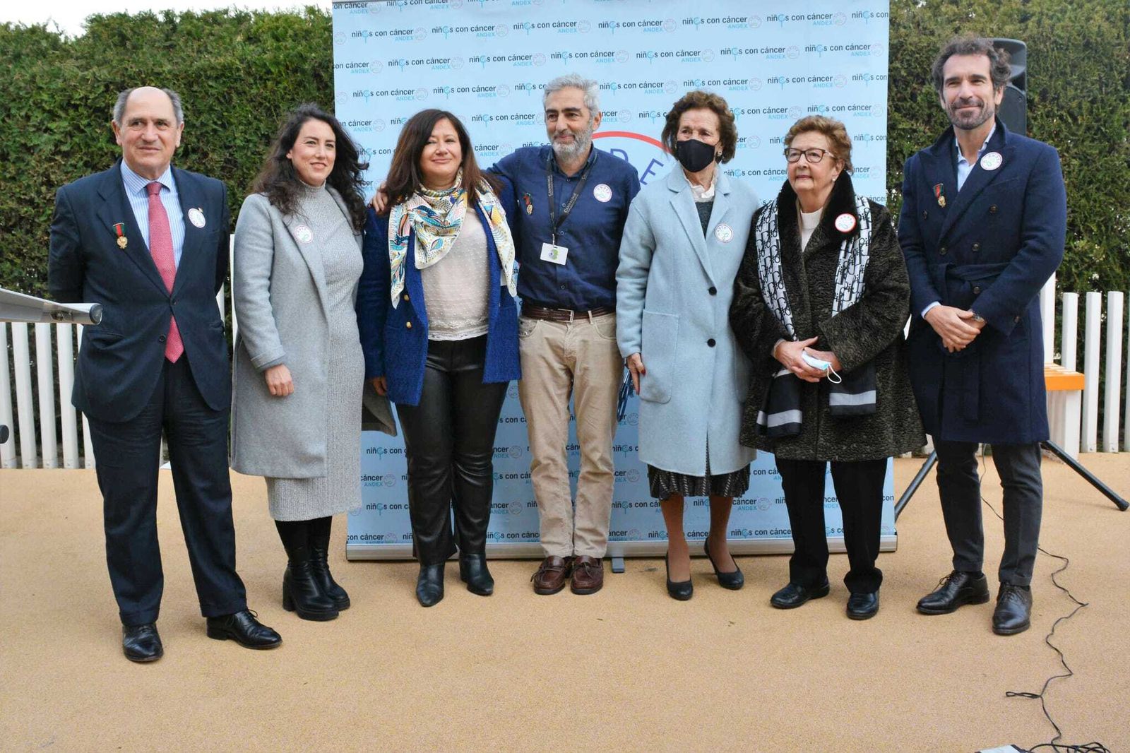 Un momento del acto con motivo del Día Internacional del Cáncer Infantil de Andex.