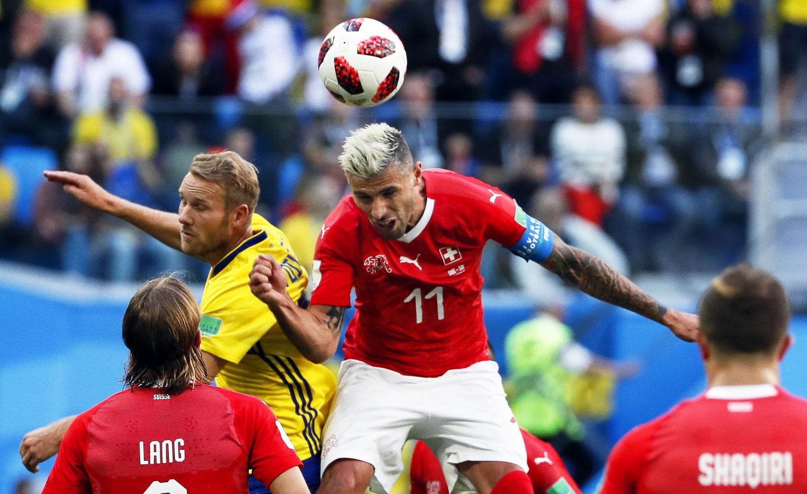 Las imágenes del Suecia-Suiza
