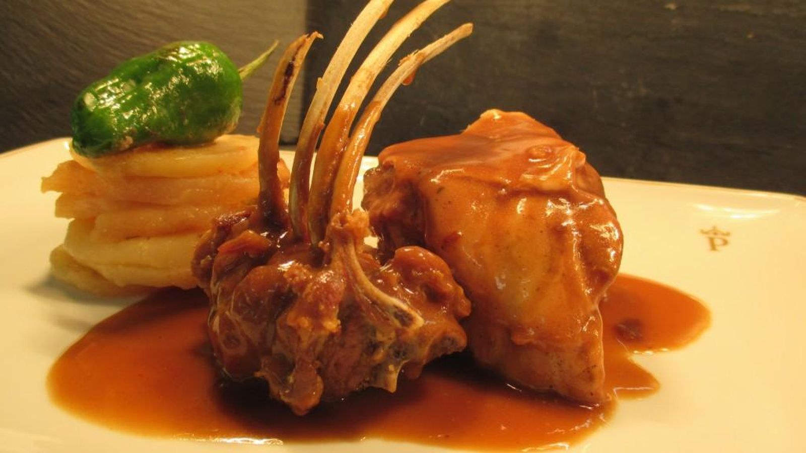 Cordero segureño en el Parador de Jaén.