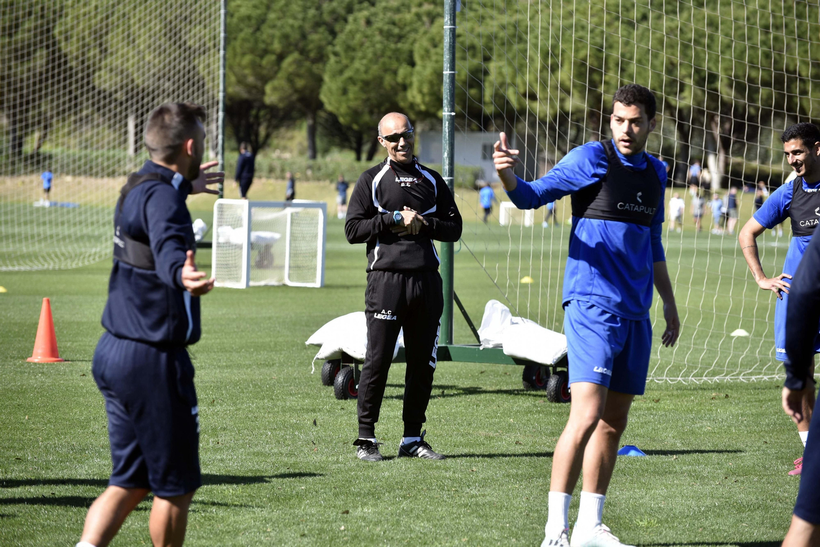 Antonio Calderón sonríe durante un entrenamiento de la pasada temporada en Sotogrande