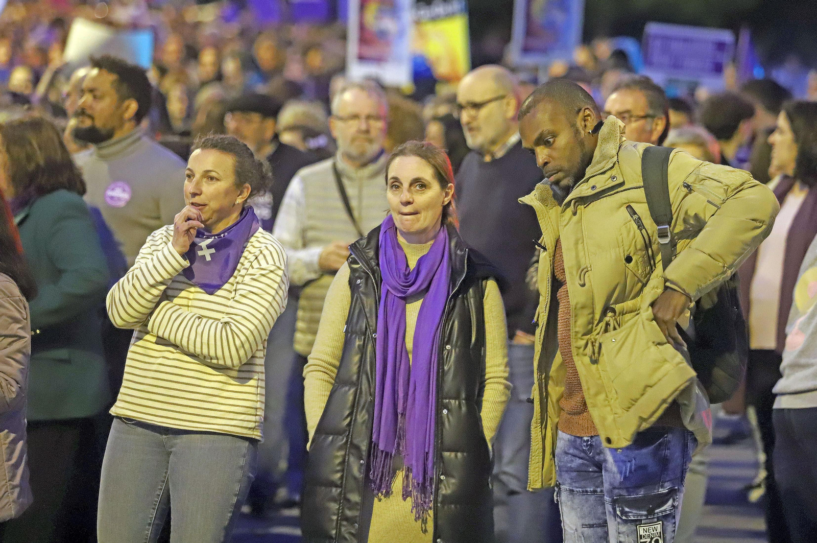 Imágenes de la manifestación del 8 de marzo, Día Internacional de la Mujer