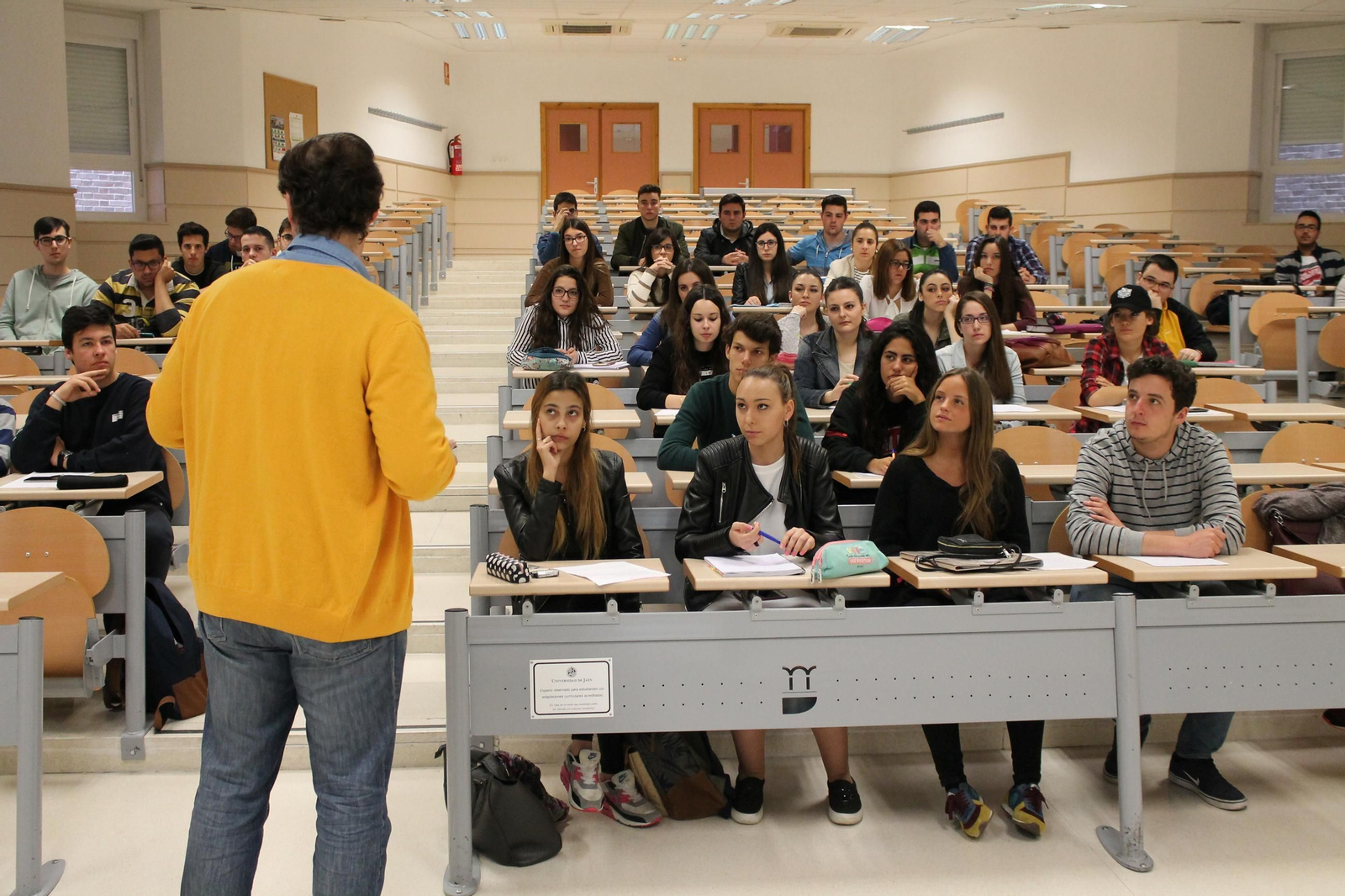 Alumnado en una clase de la Universidad de Jaén. Alumnado en una clase de la Universidad de Jaén.