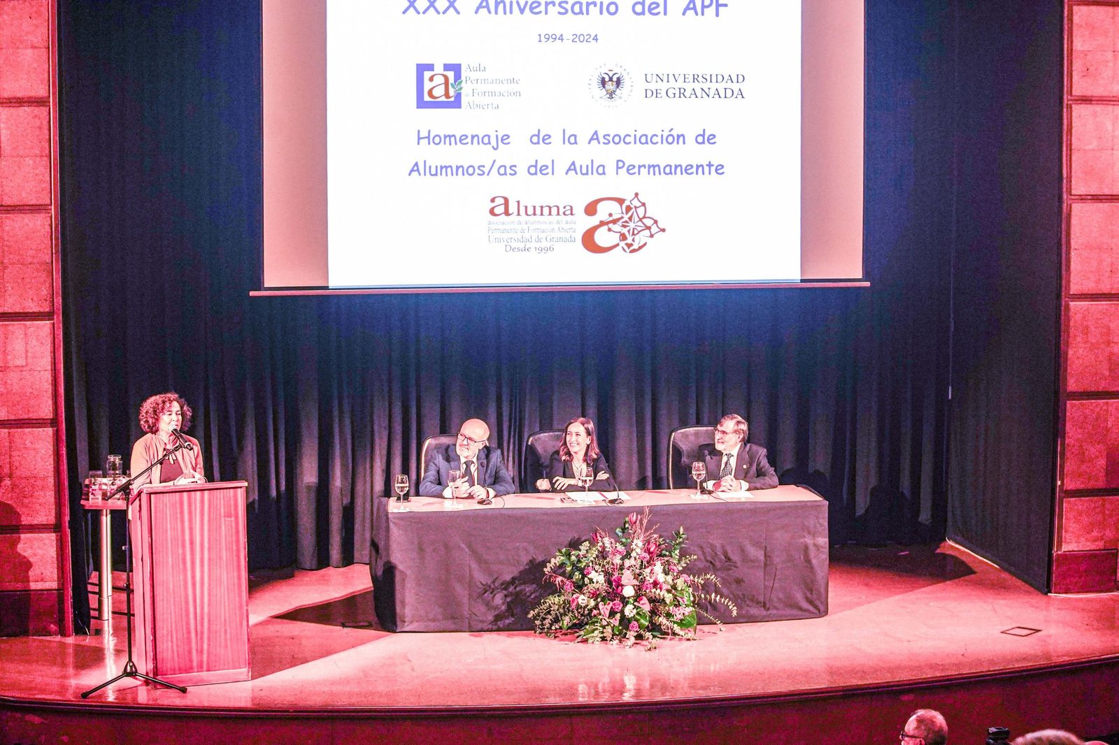 XXX Aniversario de Aluma, la Asociación de Alumnos del Aula Permanente de la Universidad de Granada